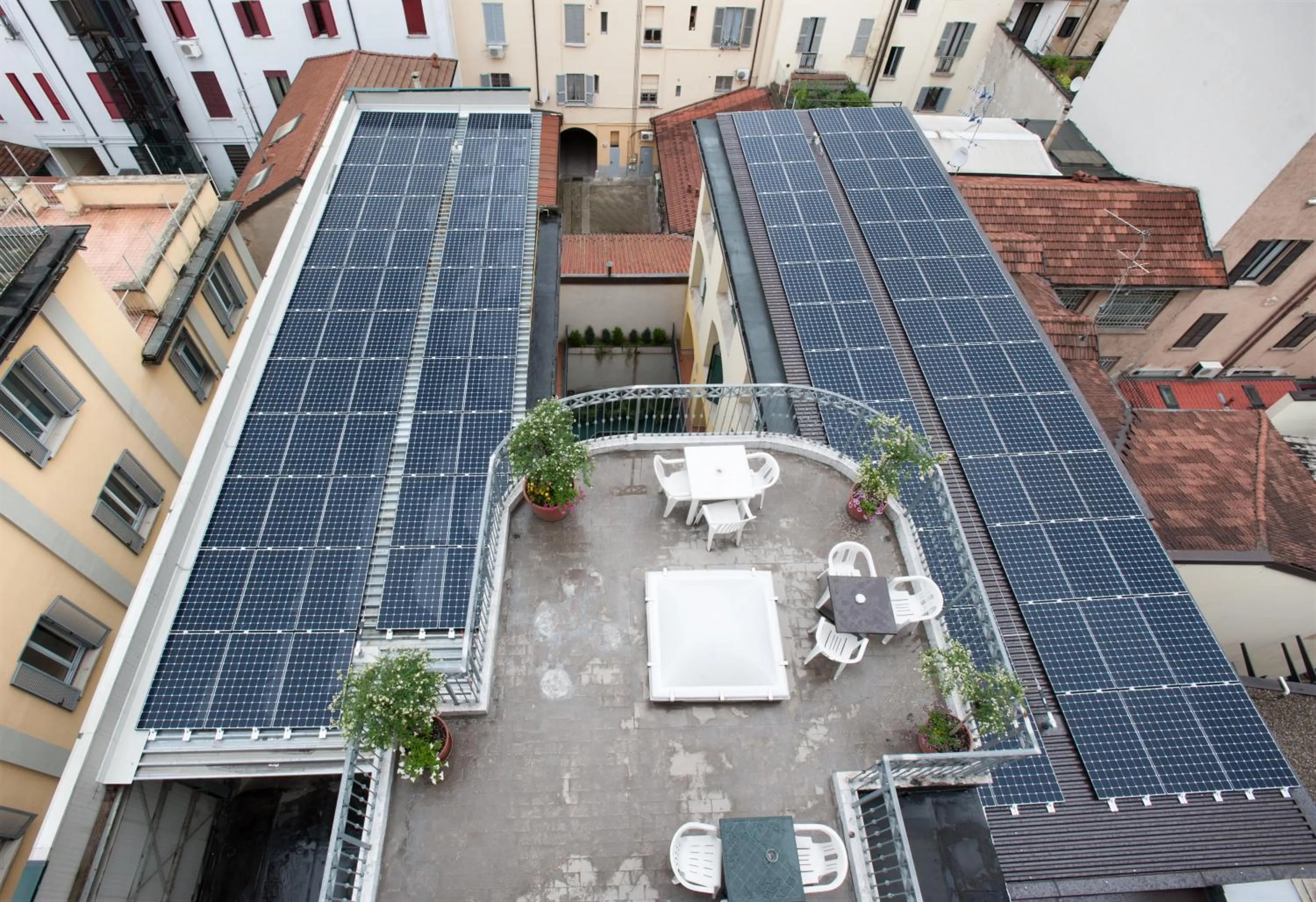 Decorative detail in Hotel Marconi