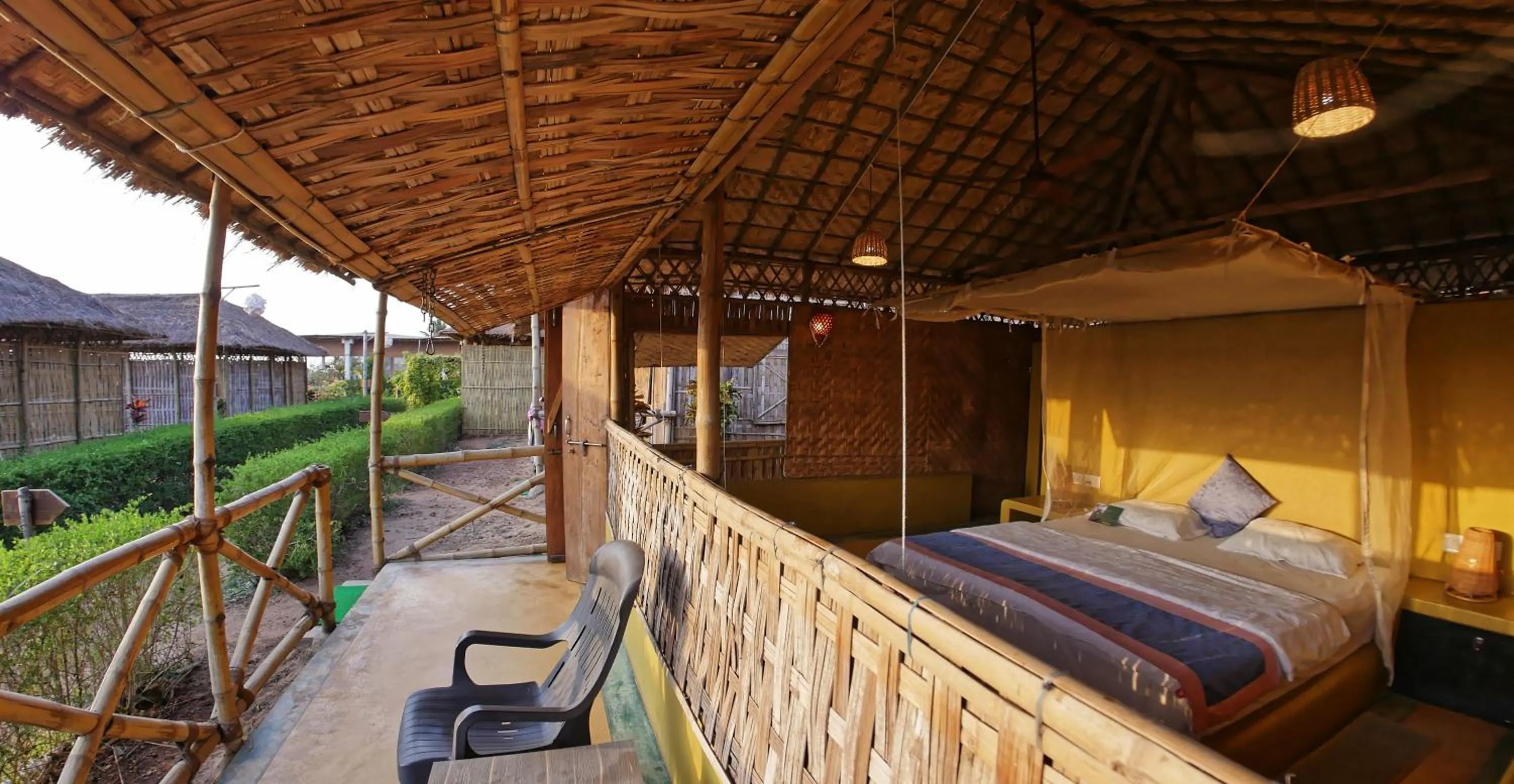 Patio in Beach Street Eco Resort - Mandrem