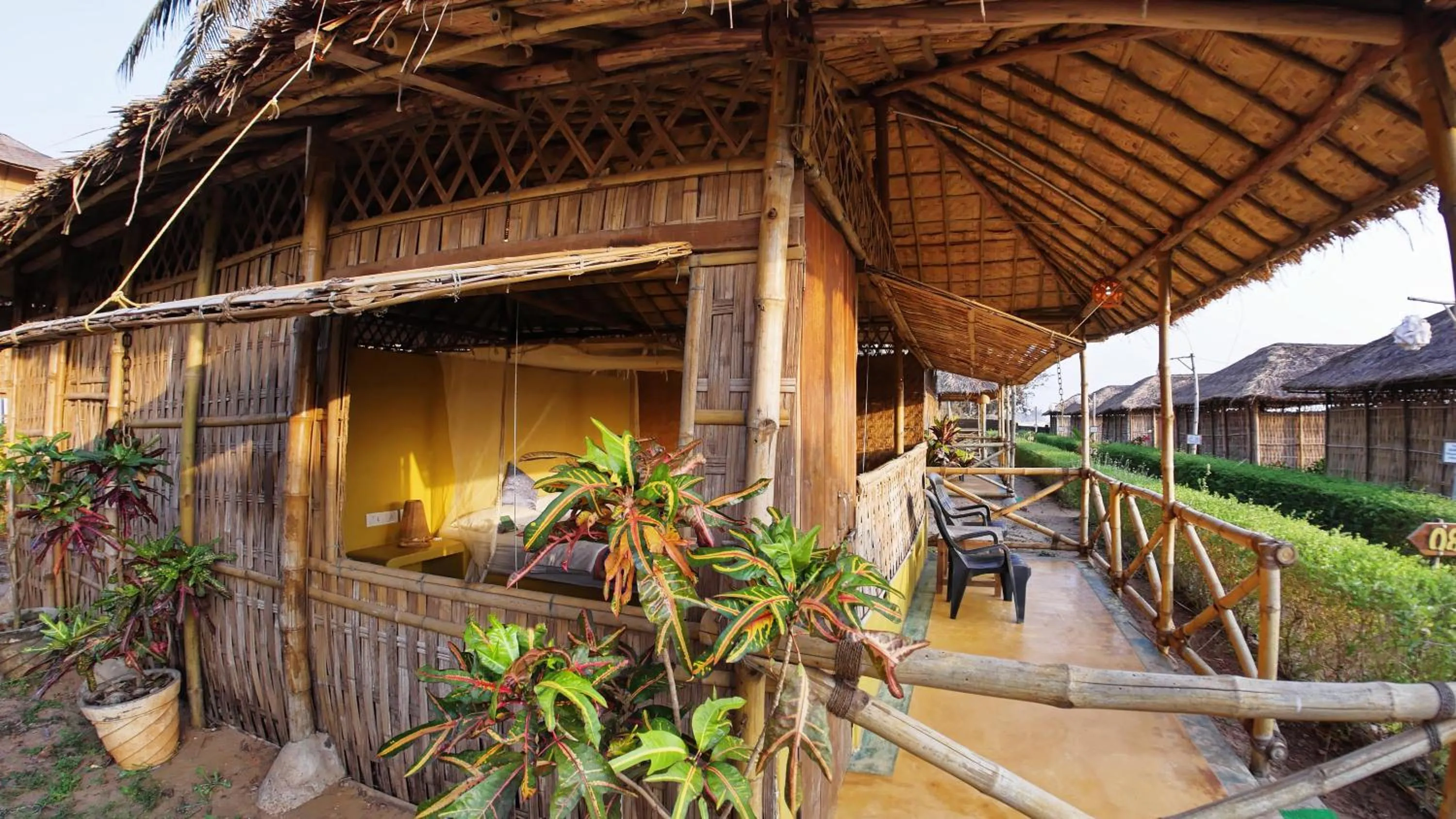 Patio in Beach Street Eco Resort - Mandrem