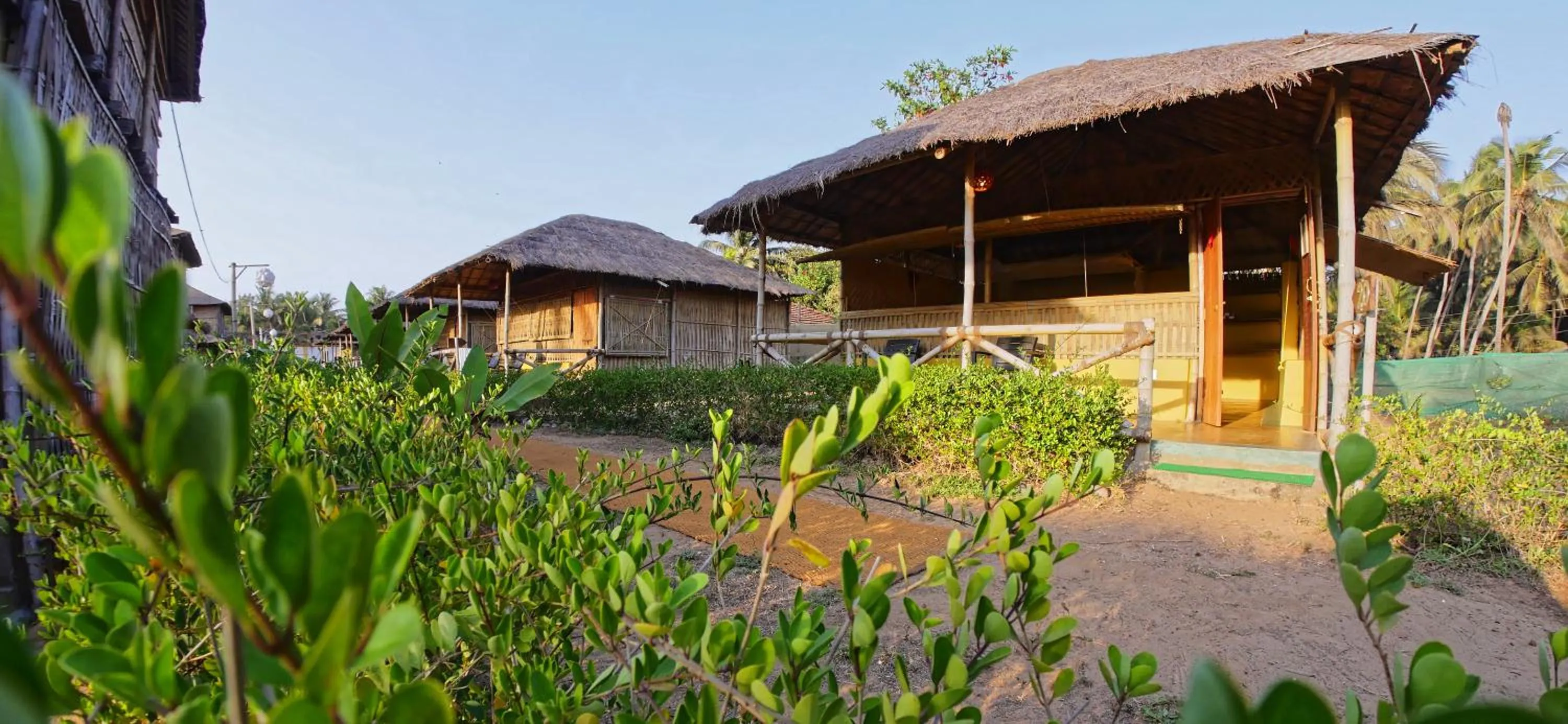 Patio in Beach Street Eco Resort - Mandrem