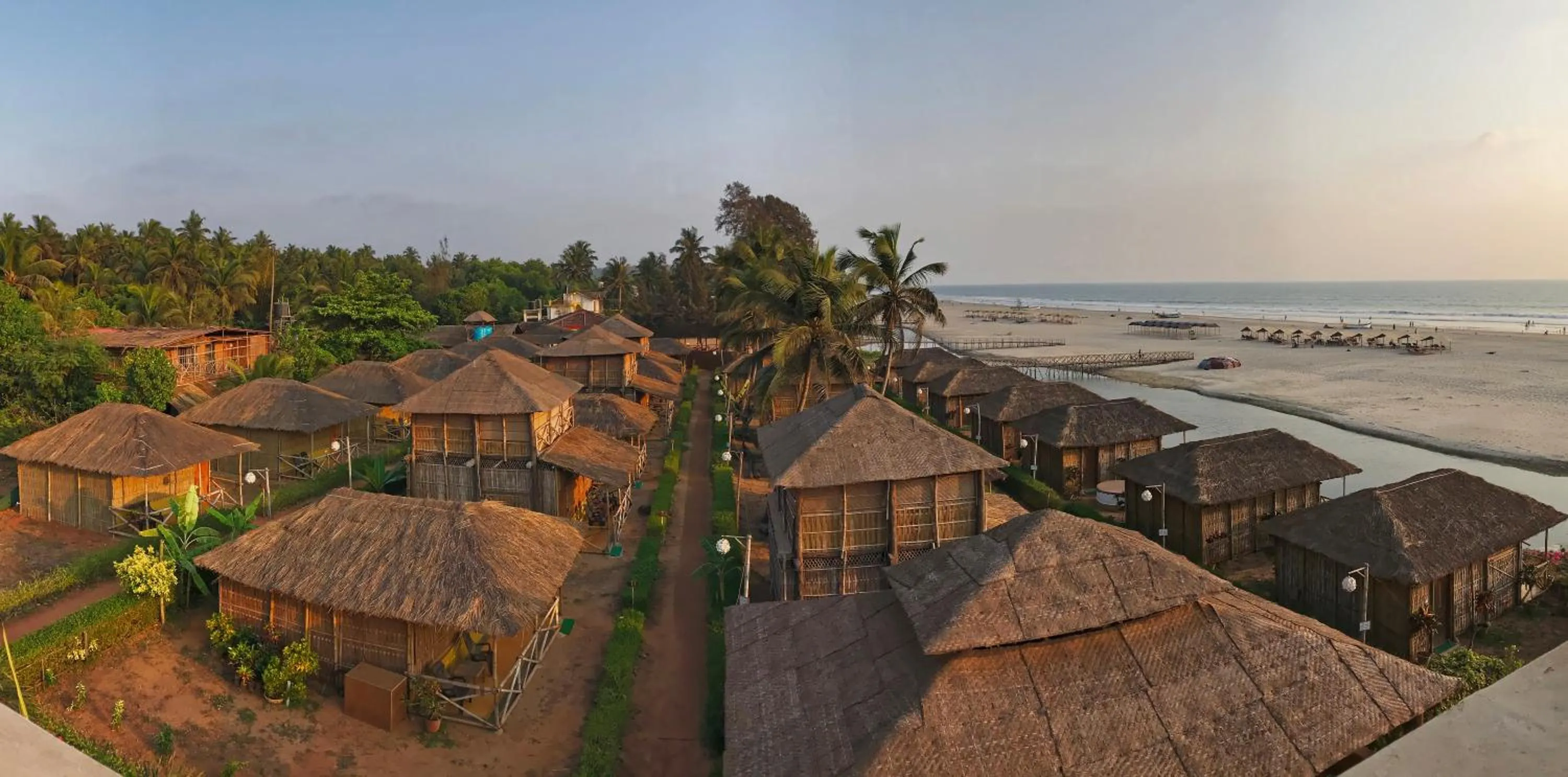 Bird's eye view in Beach Street Eco Resort - Mandrem
