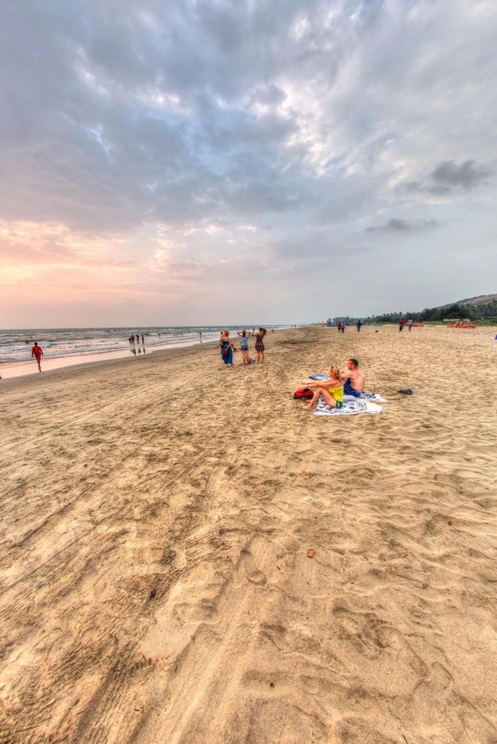 People in Beach Street Eco Resort - Mandrem