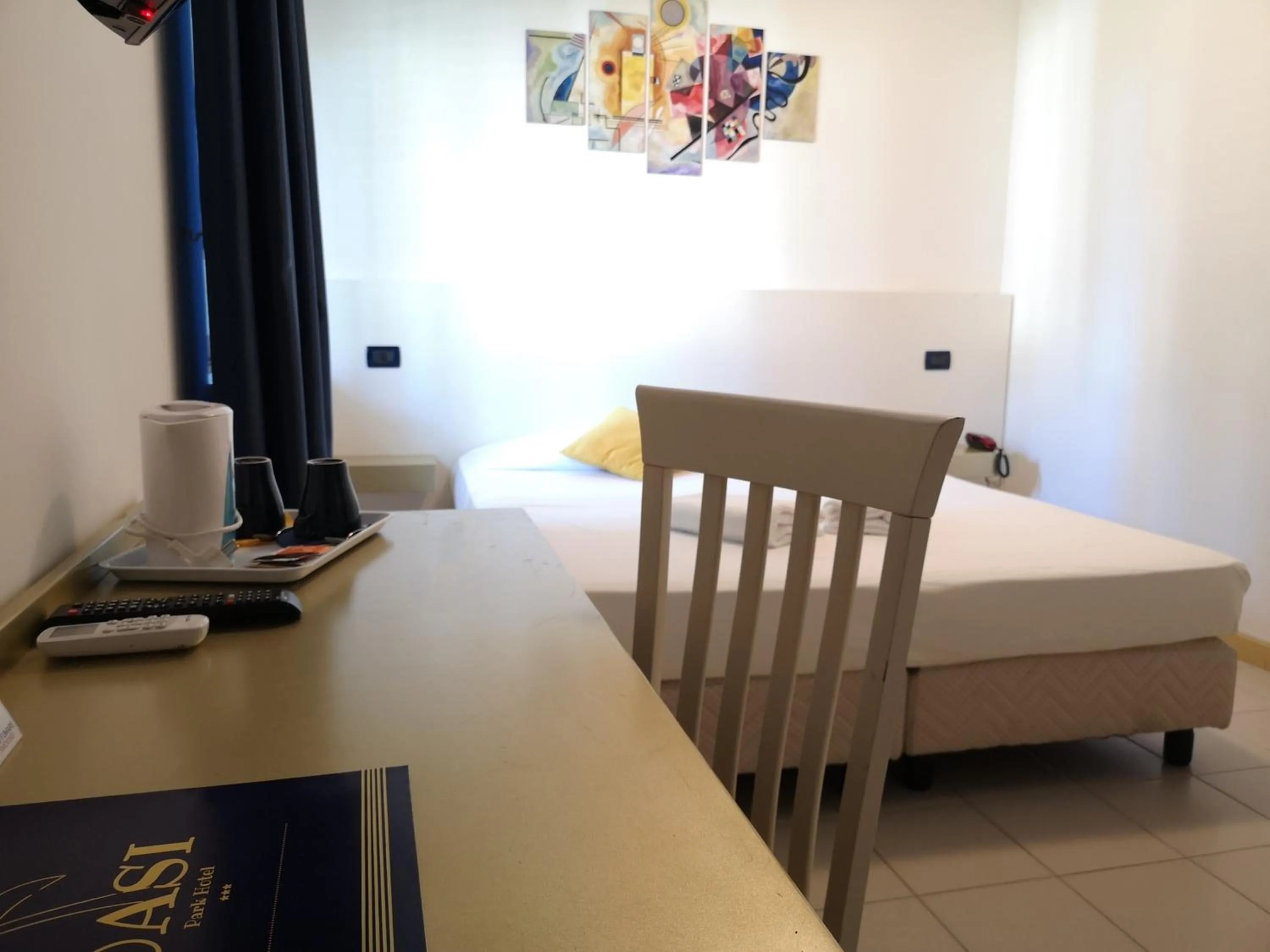 Bed in Oasi Park Hotel