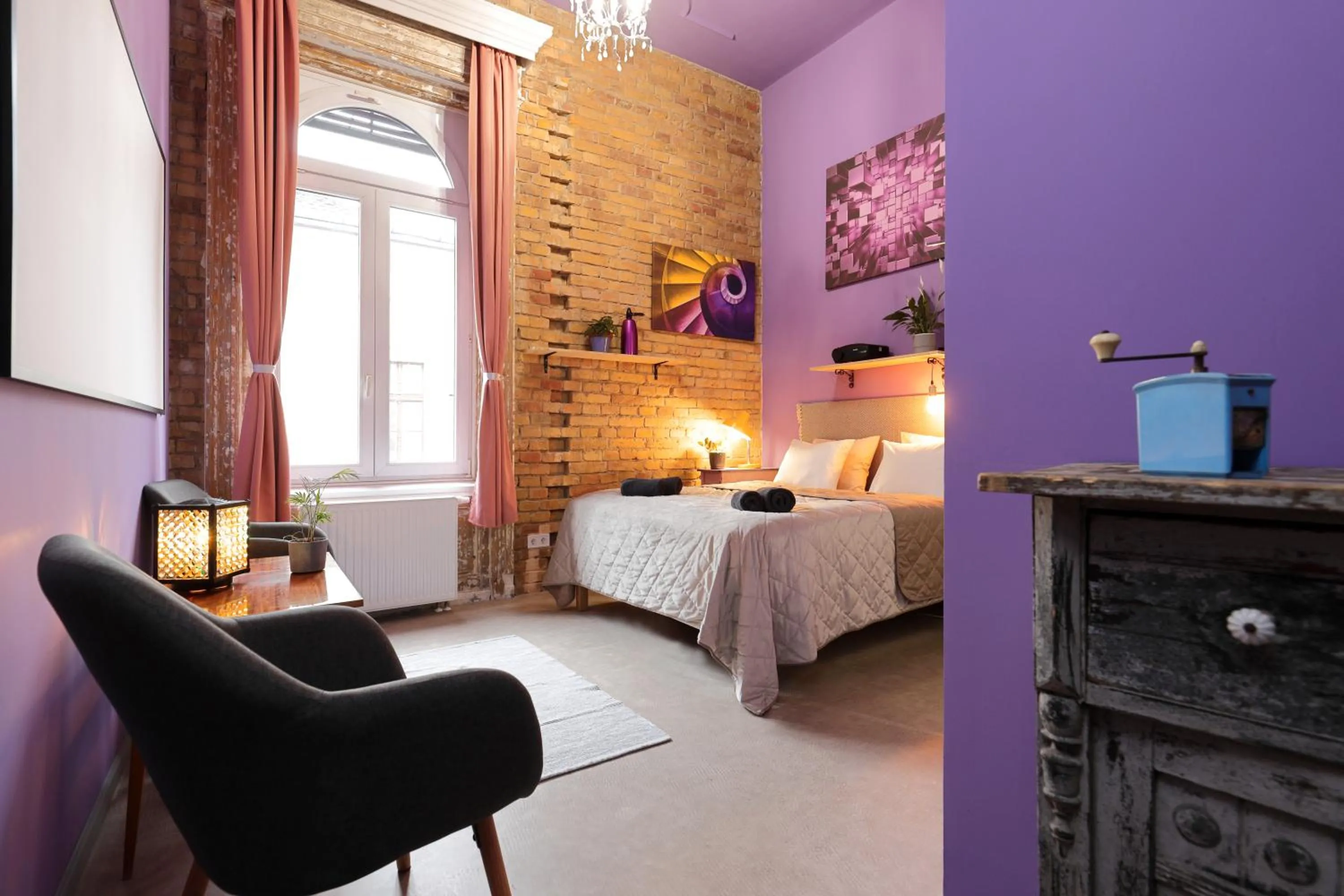 Photo of the whole room, Bed in BudapeStayz - Raday Rooms