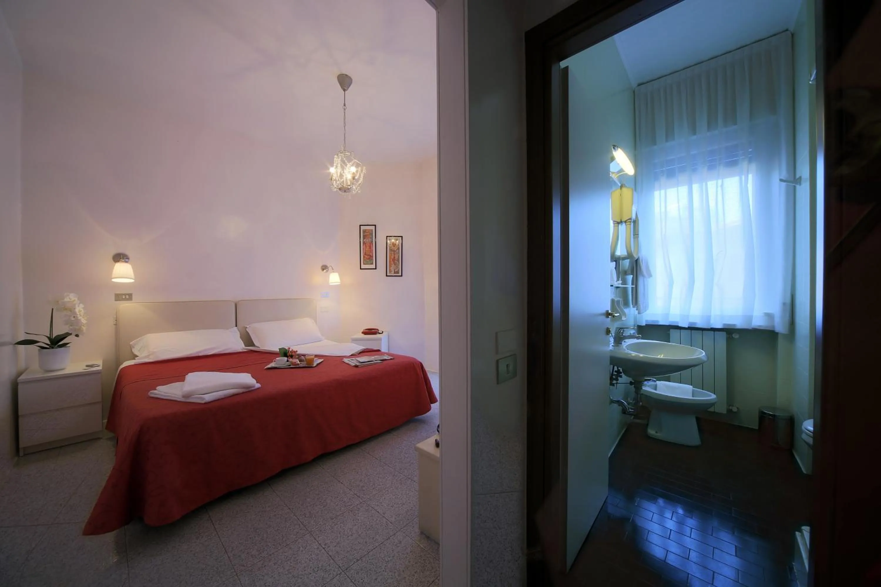 Photo of the whole room, Bed in Hotel Cristallo Brescia