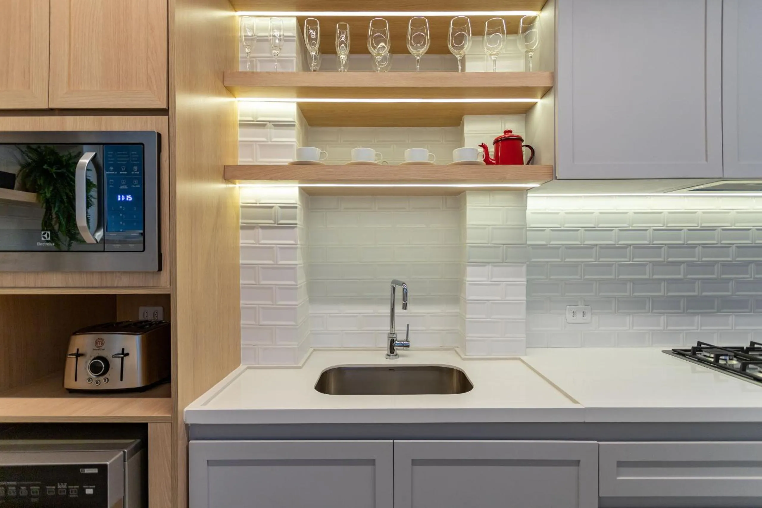 Kitchen or kitchenette in Vista para praia de Copacabana - RD1003 Z4