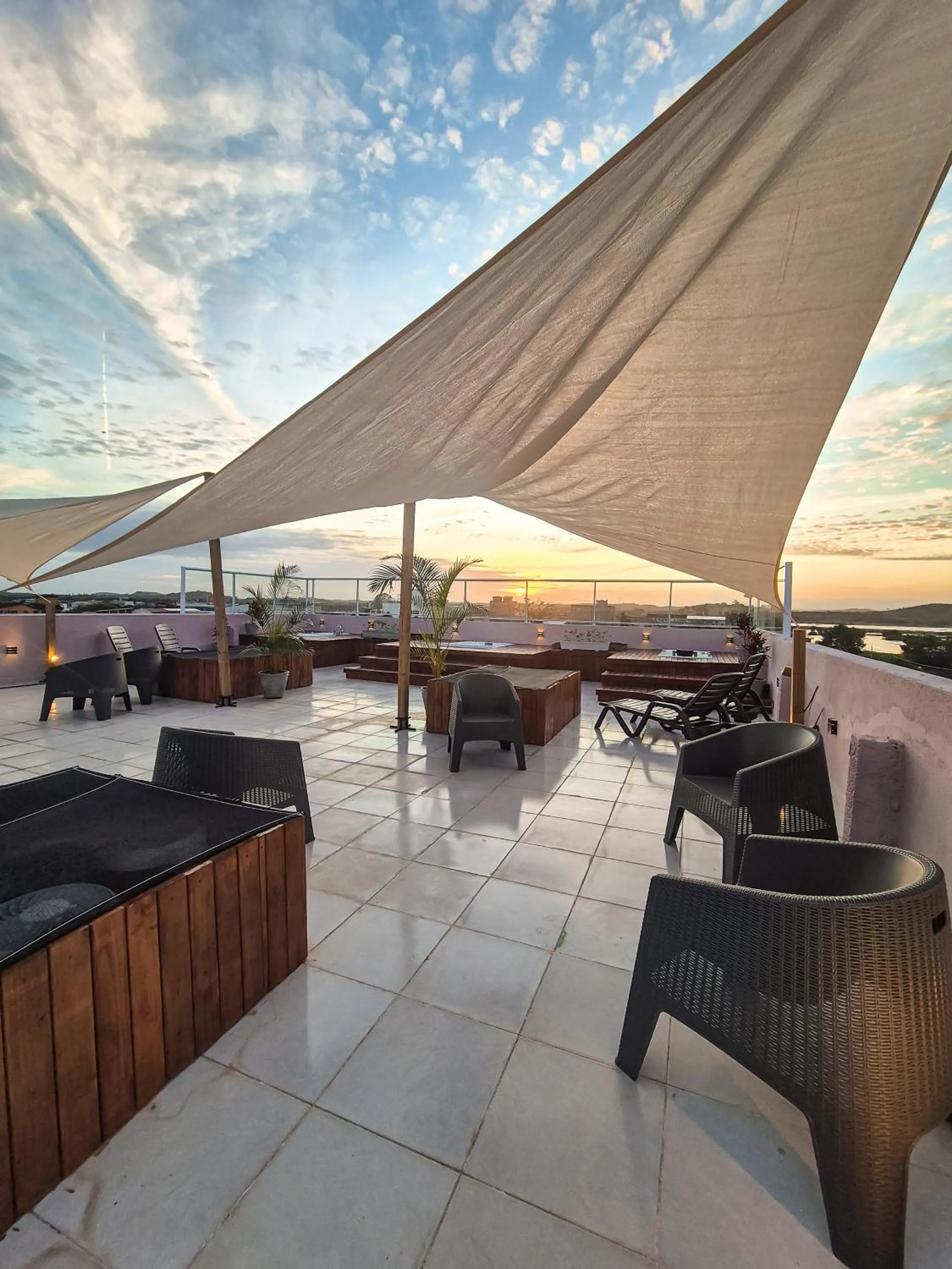 Balcony/Terrace in Atlântico Sul Hotel