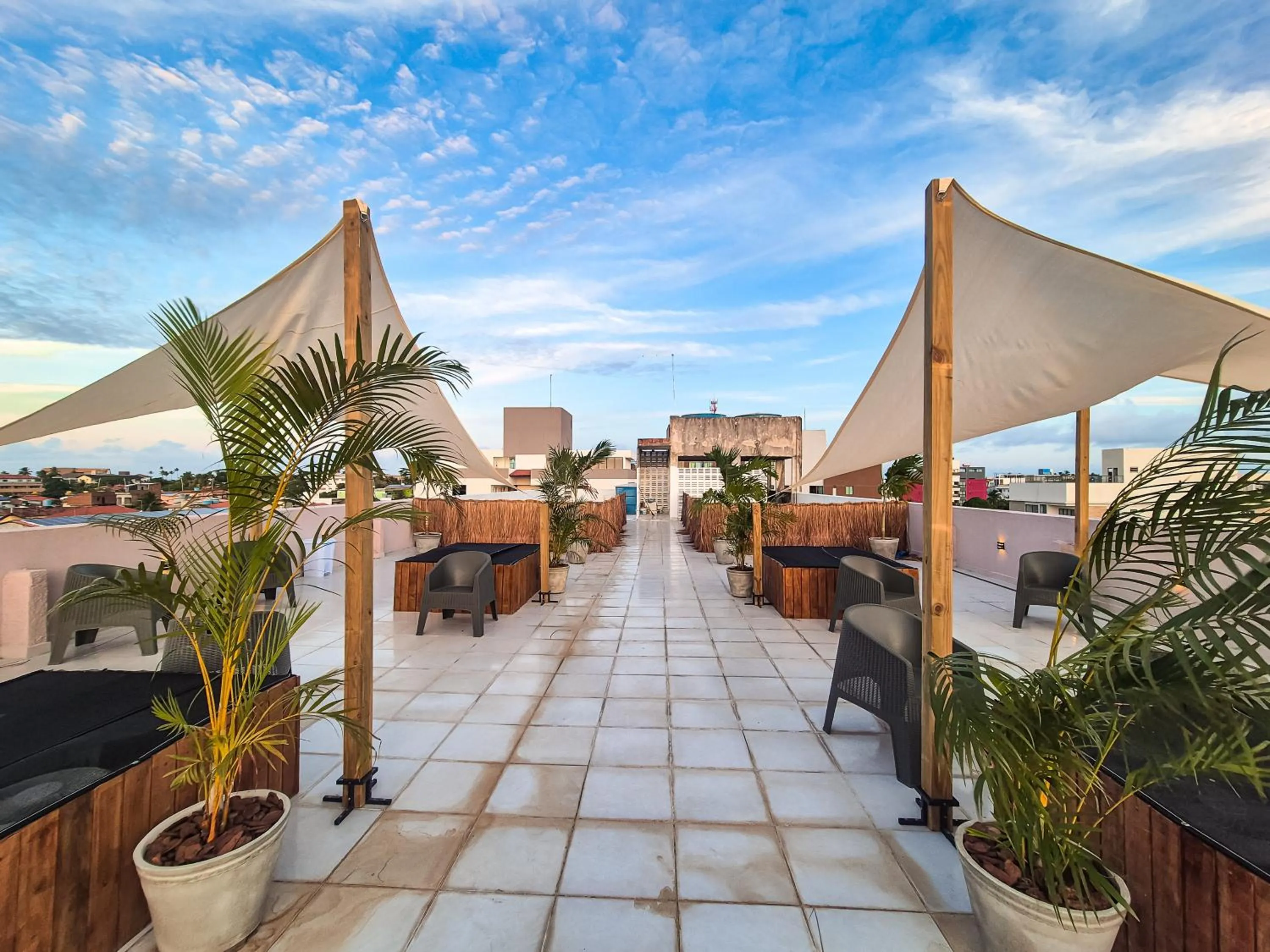 Balcony/Terrace in Atlântico Sul Hotel