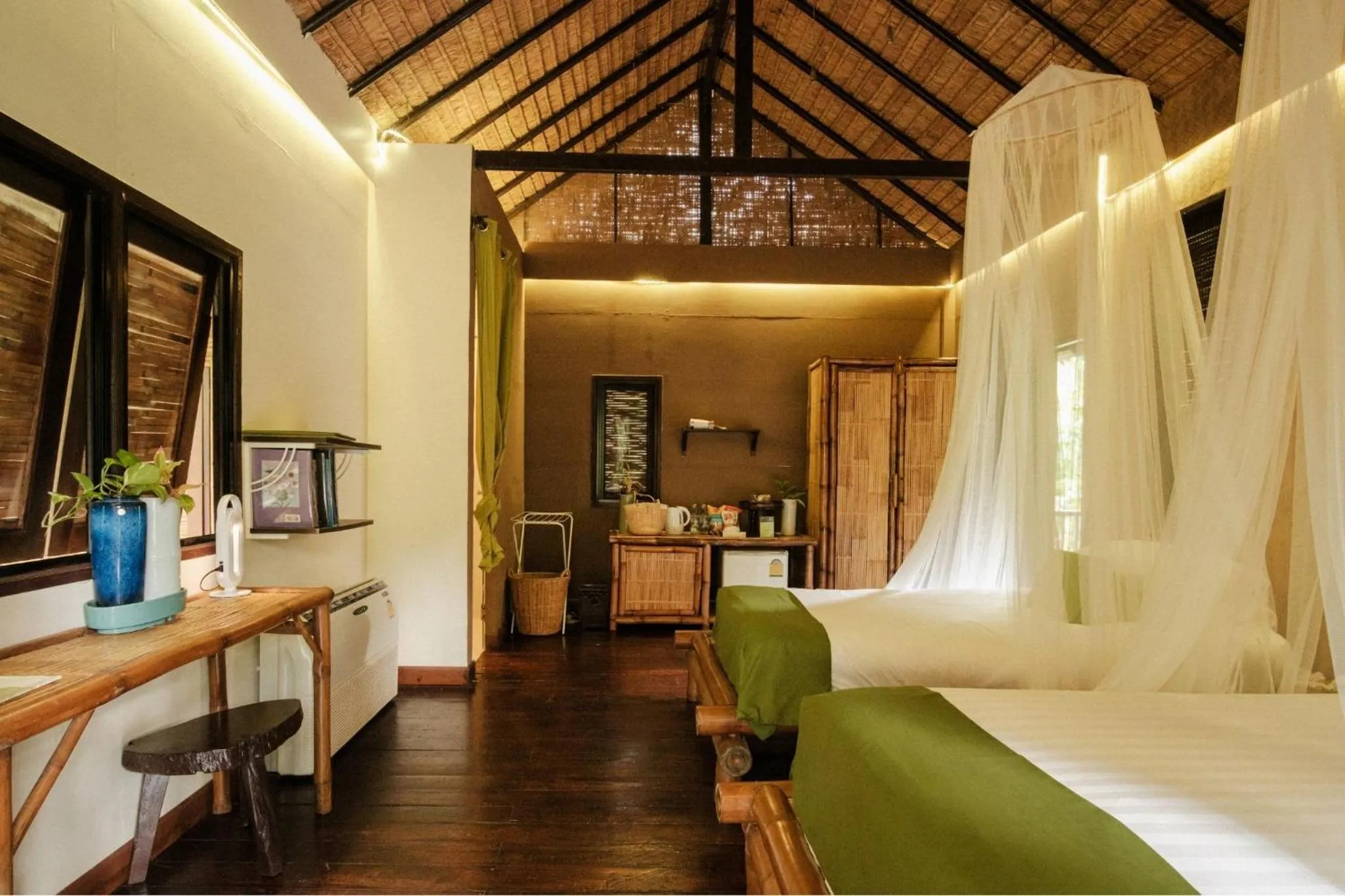 Bed in Wareerak Hot Spring & Wellness- SHA Extra Plus