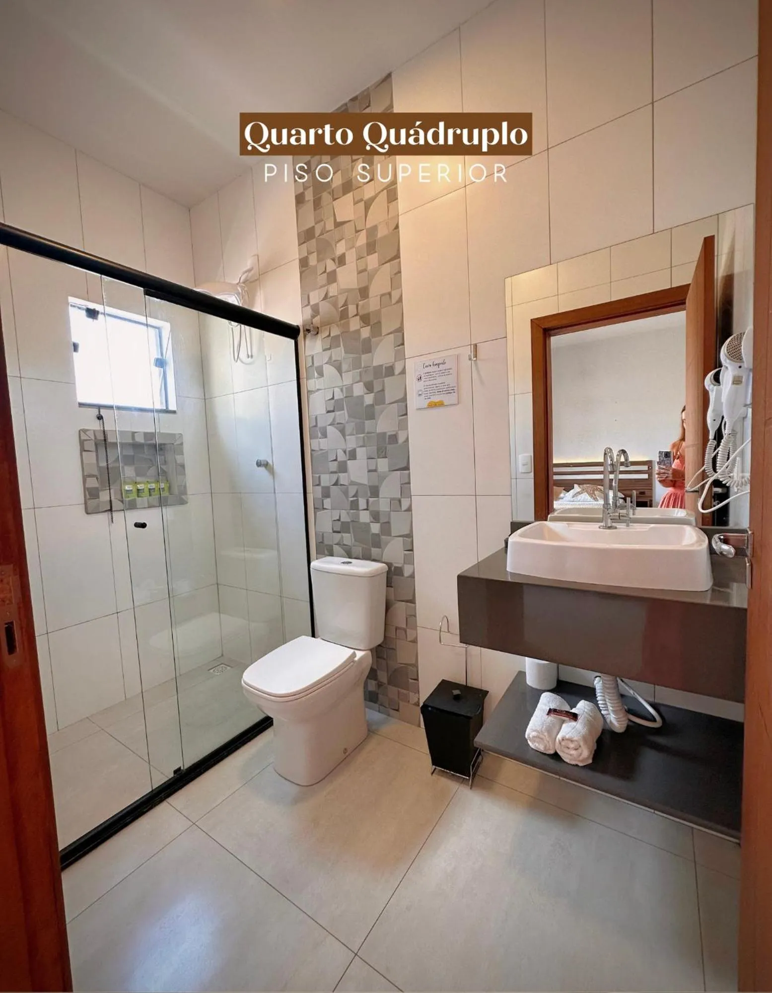 Bathroom in Pousada Villa Vantino