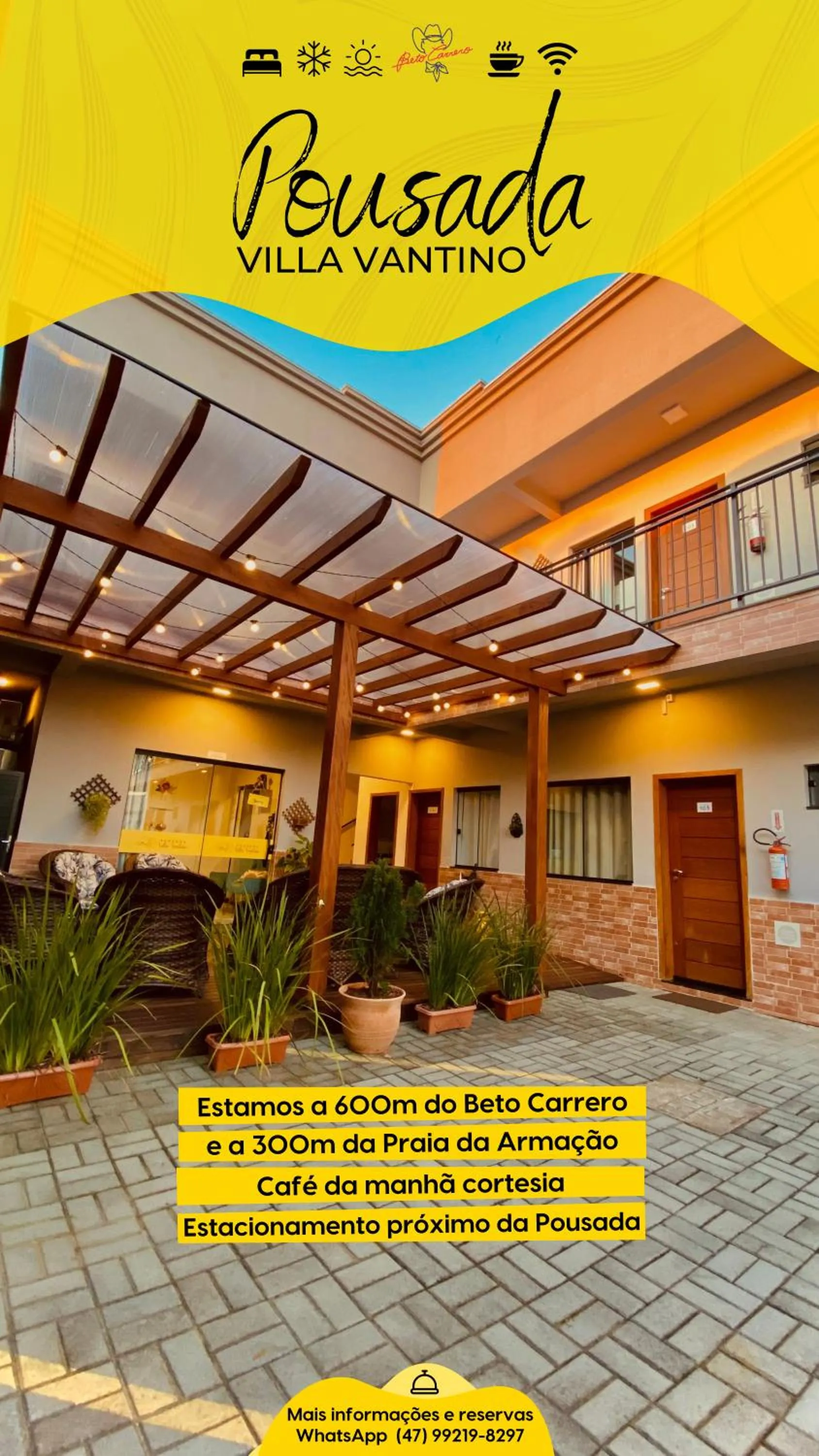 Property building in Pousada Villa Vantino