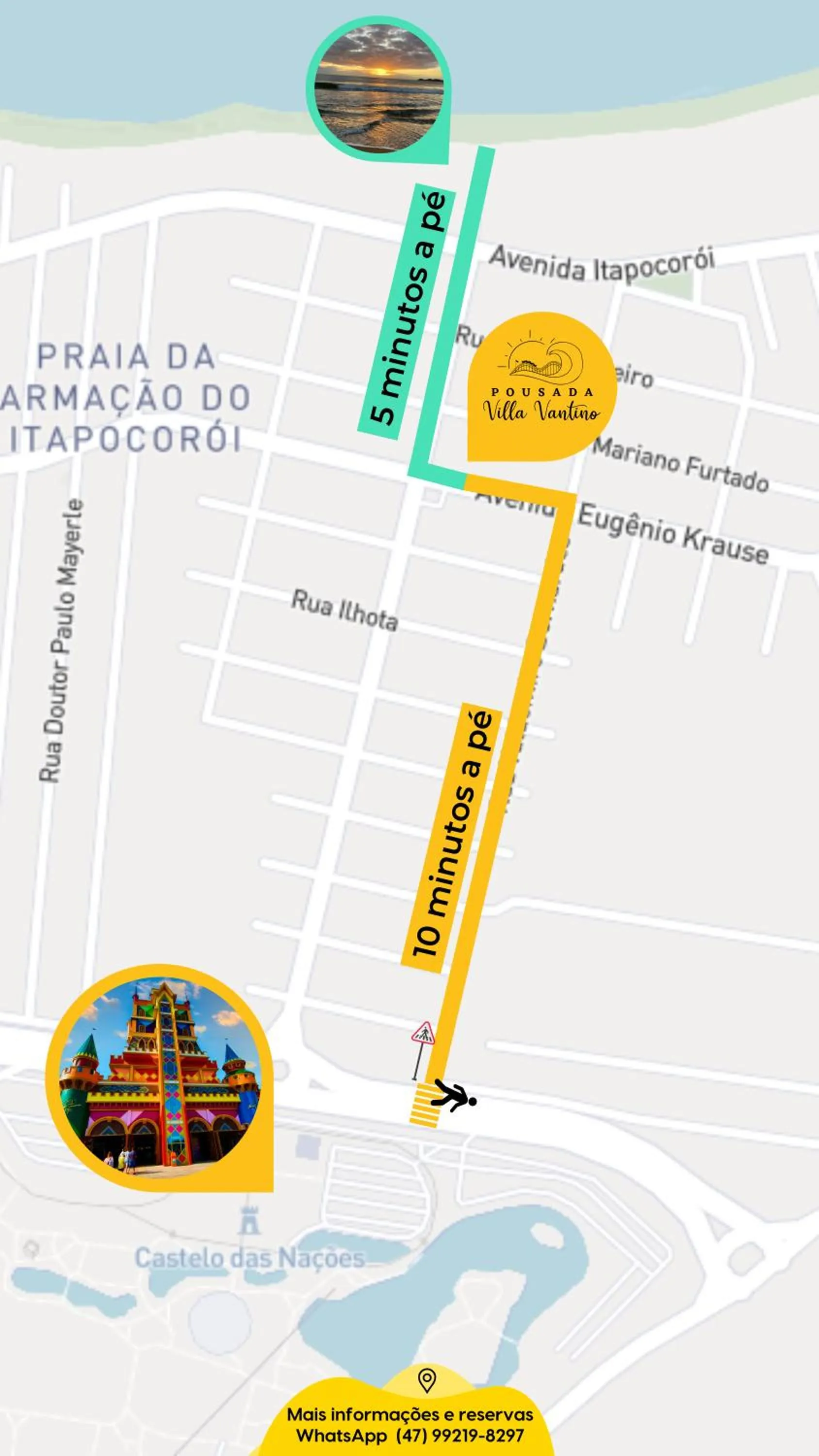 Location in Pousada Villa Vantino