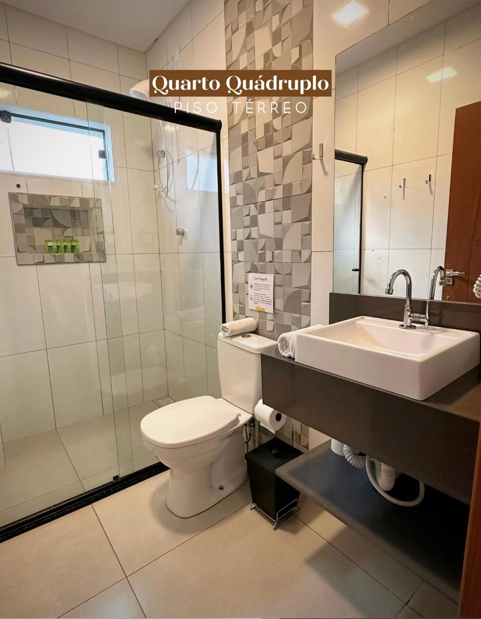 Bathroom in Pousada Villa Vantino