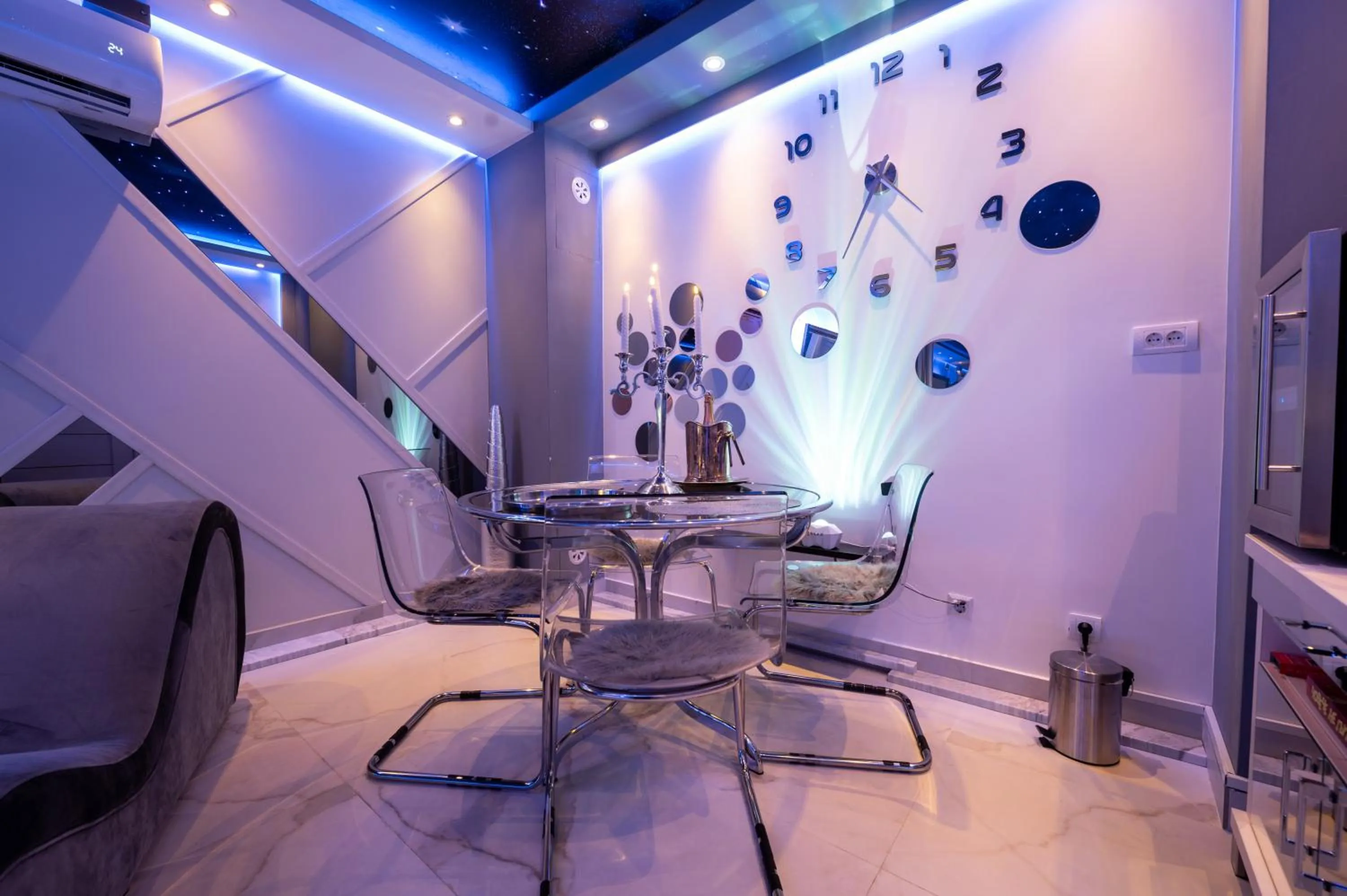 Seating area in Aurora Lux Spa Smart apartments