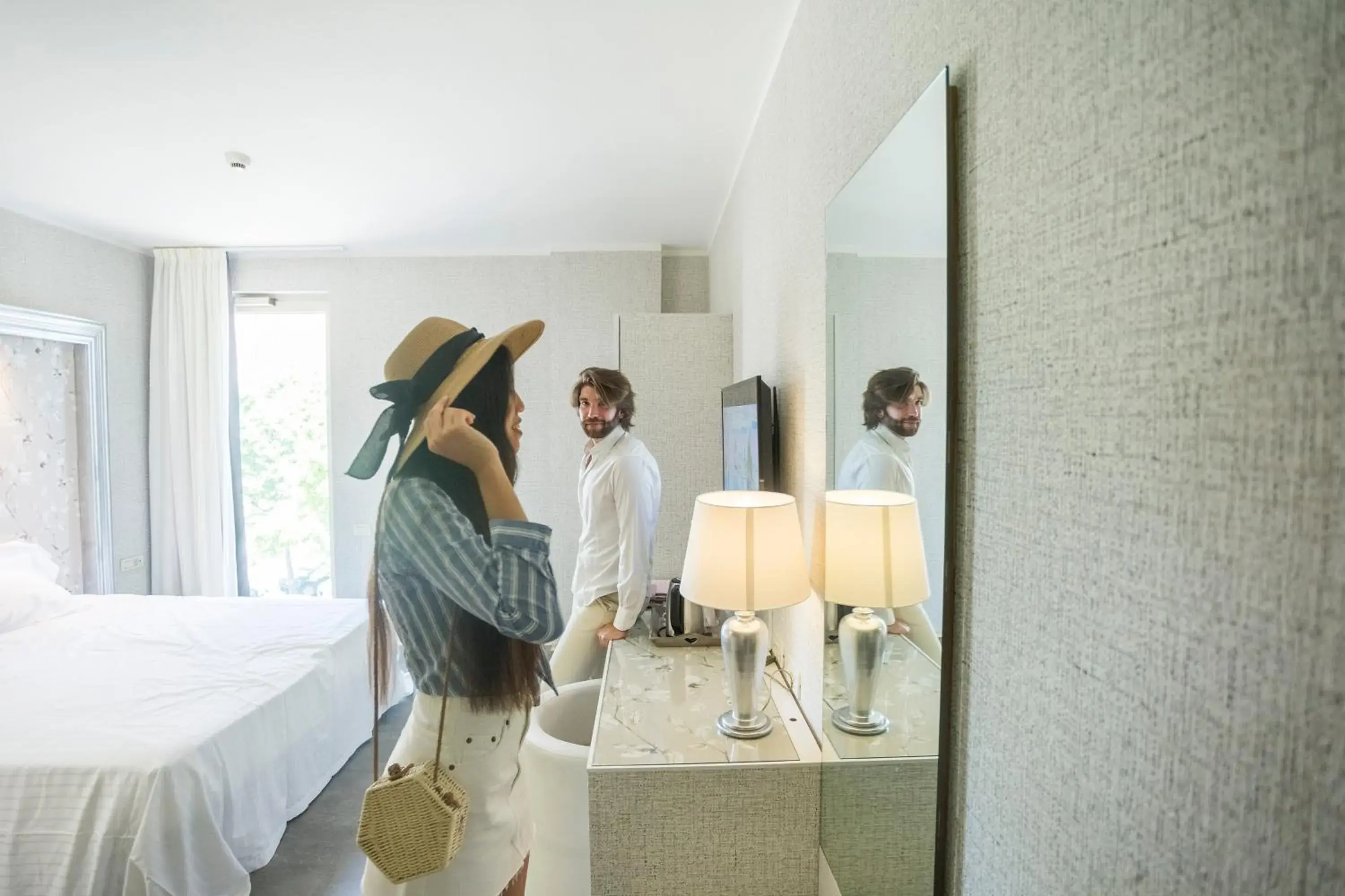 Bed in Hotel Repubblica Marinara Bed in Hotel Repubblica Marinara