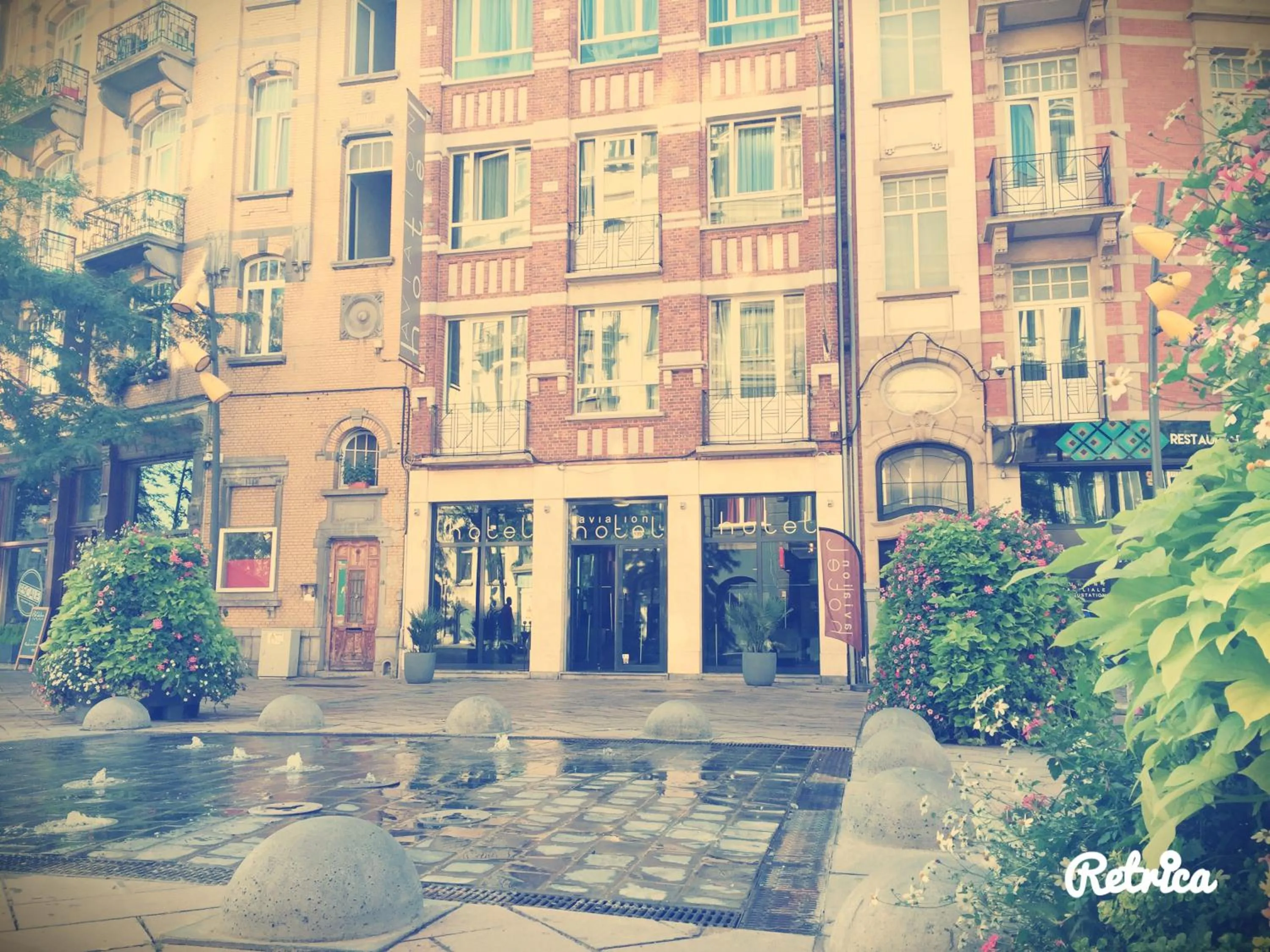 Facade/entrance in Hotel Aviation