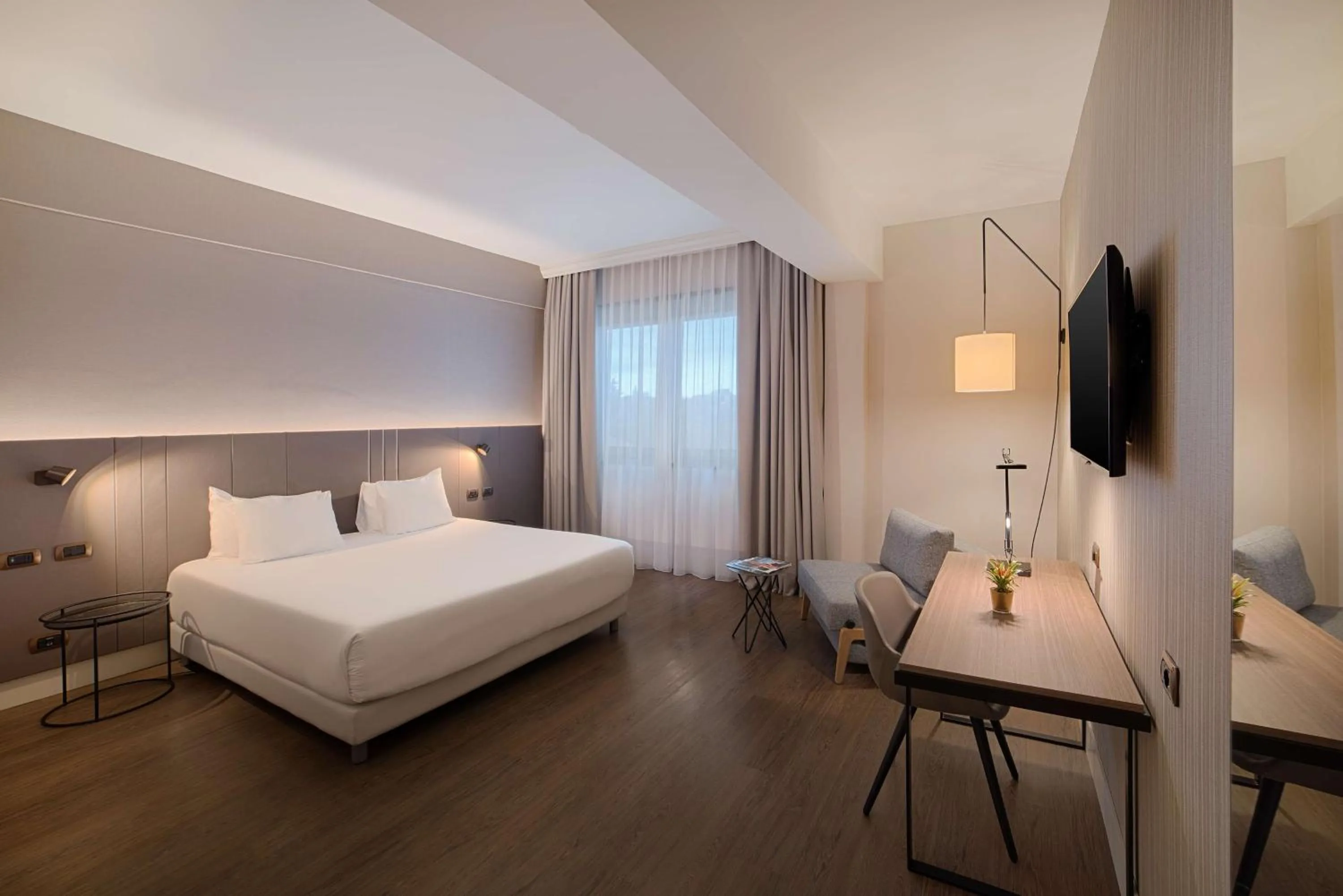 Bedroom, Bed in NH Roma Villa Carpegna