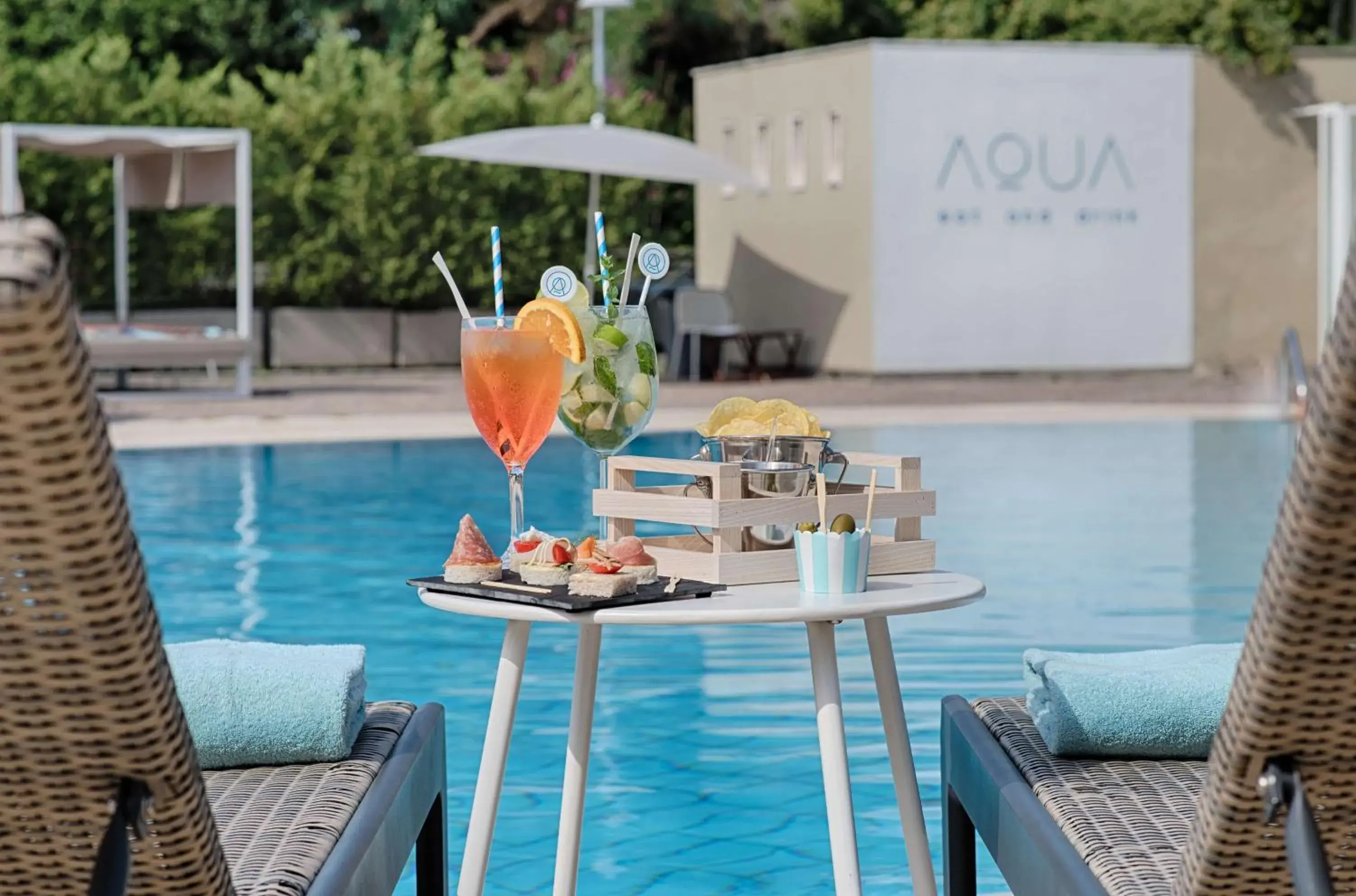 Pool view in NH Roma Villa Carpegna Pool view in NH Roma Villa Carpegna