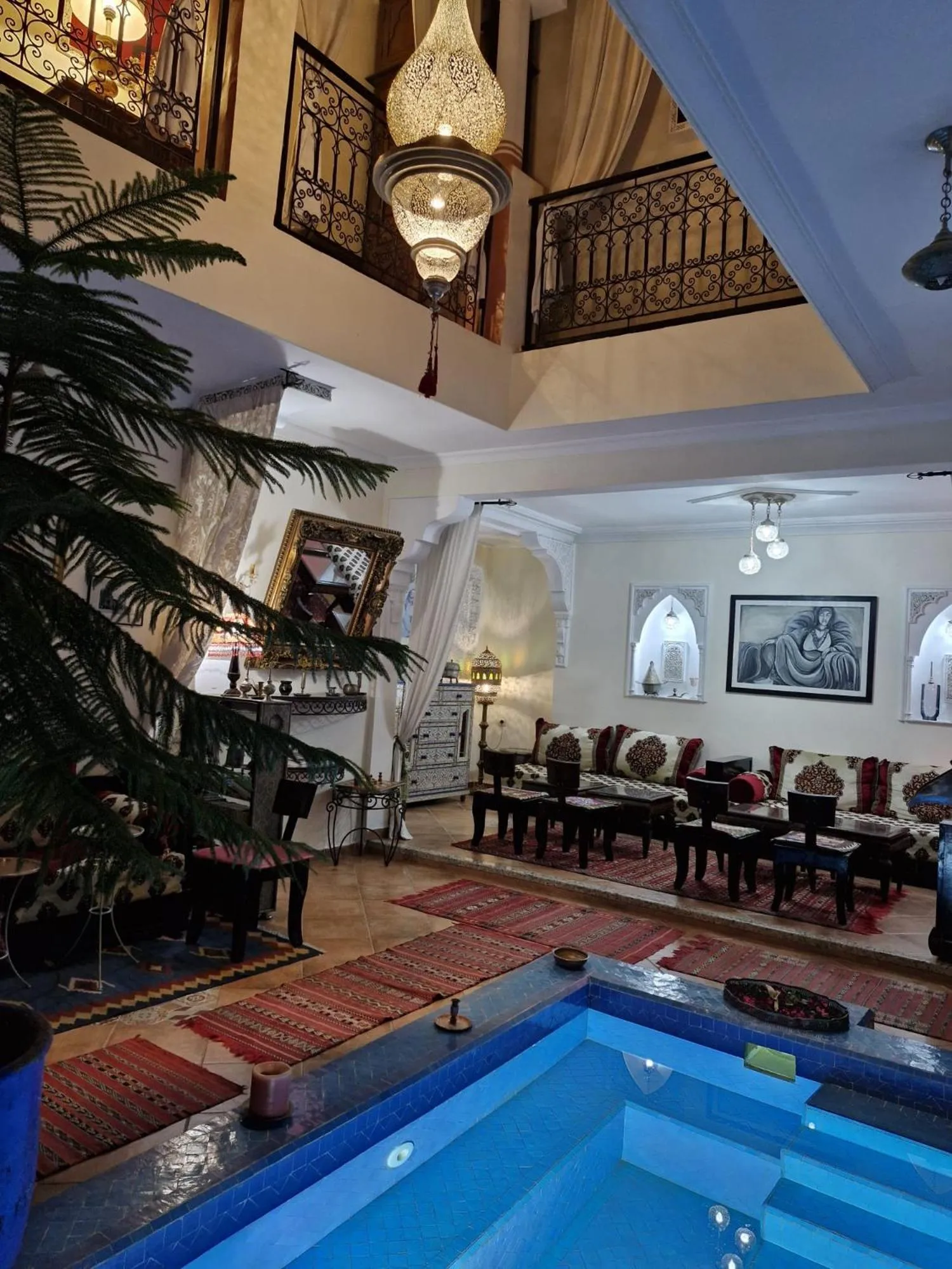 Living room in Riad De La Semaine