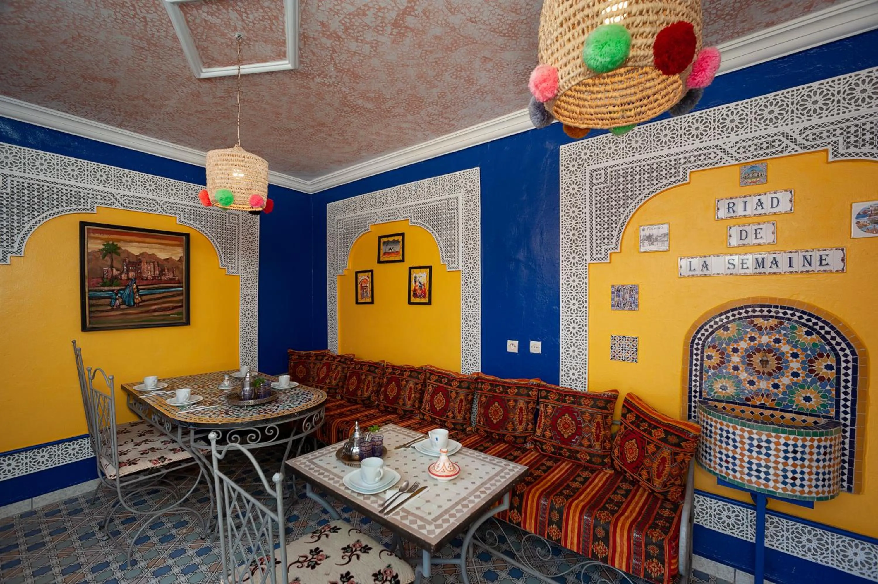 Dining area in Riad De La Semaine