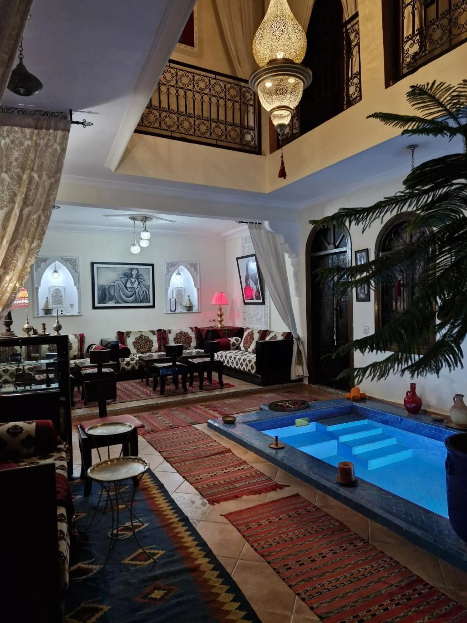 Living room in Riad De La Semaine