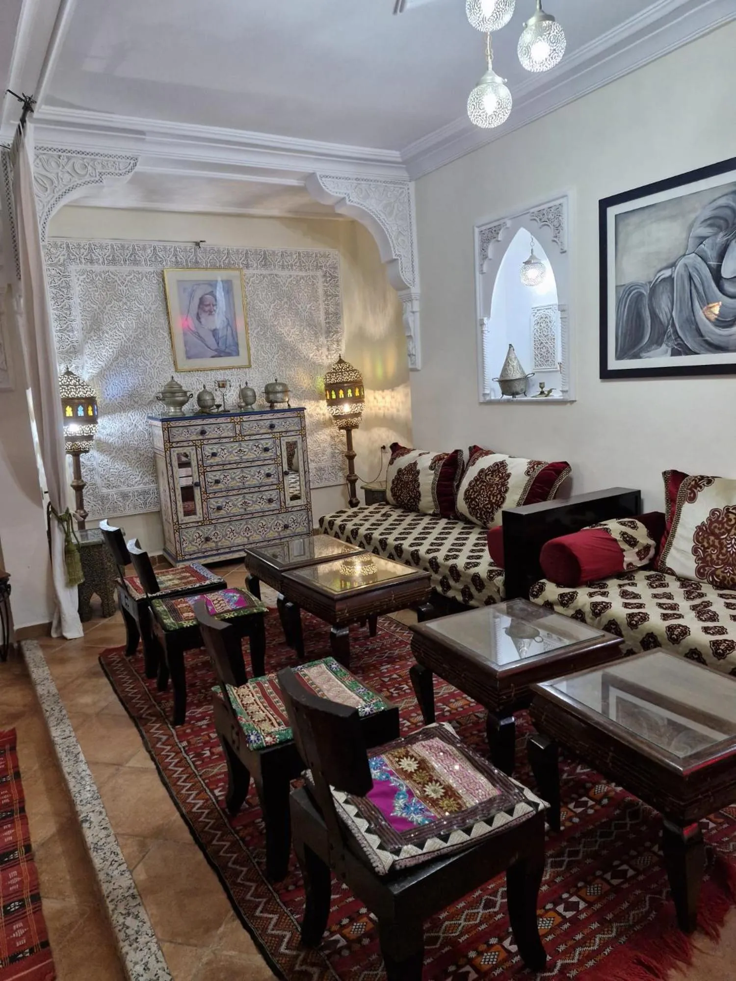 Living room in Riad De La Semaine