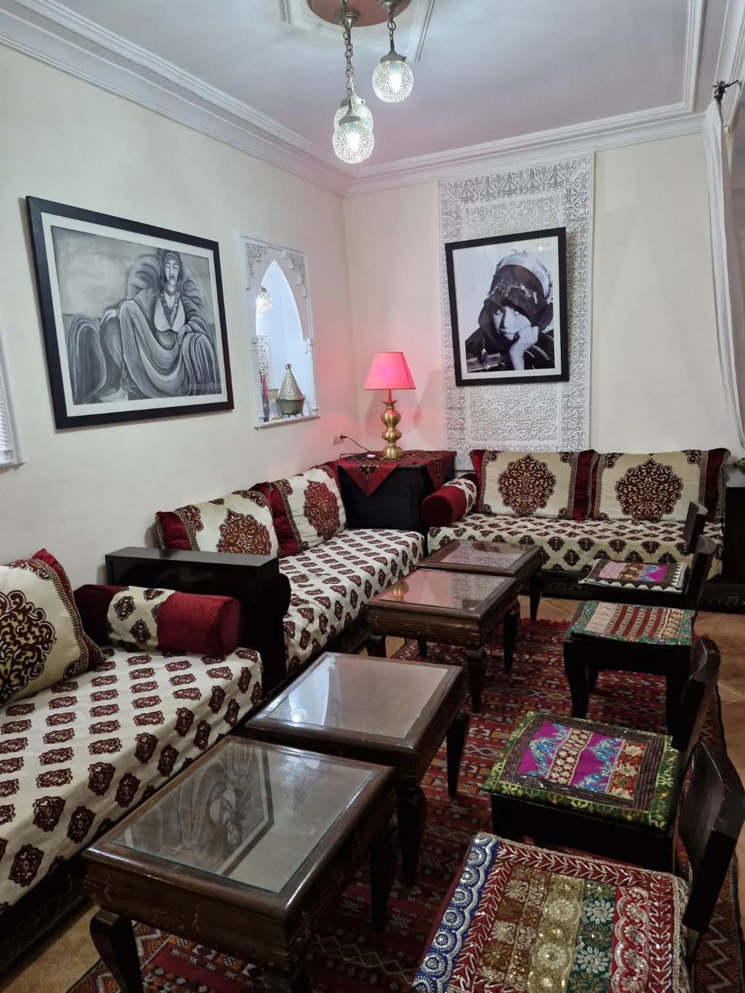 Living room in Riad De La Semaine
