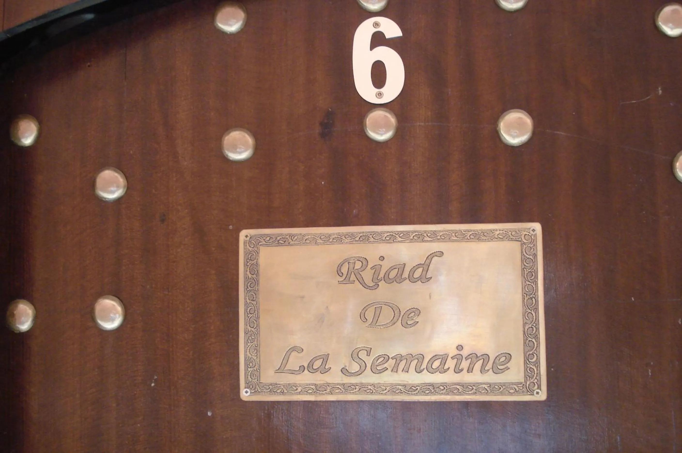 Facade/entrance in Riad De La Semaine