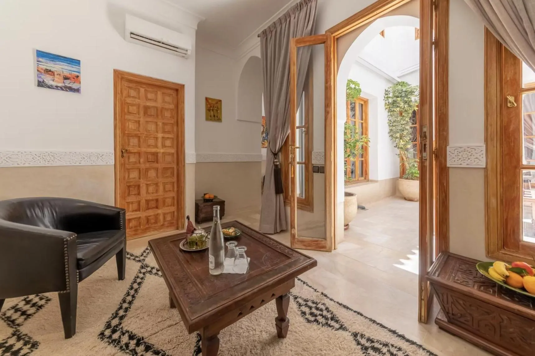 Dining area in Riad Kahena