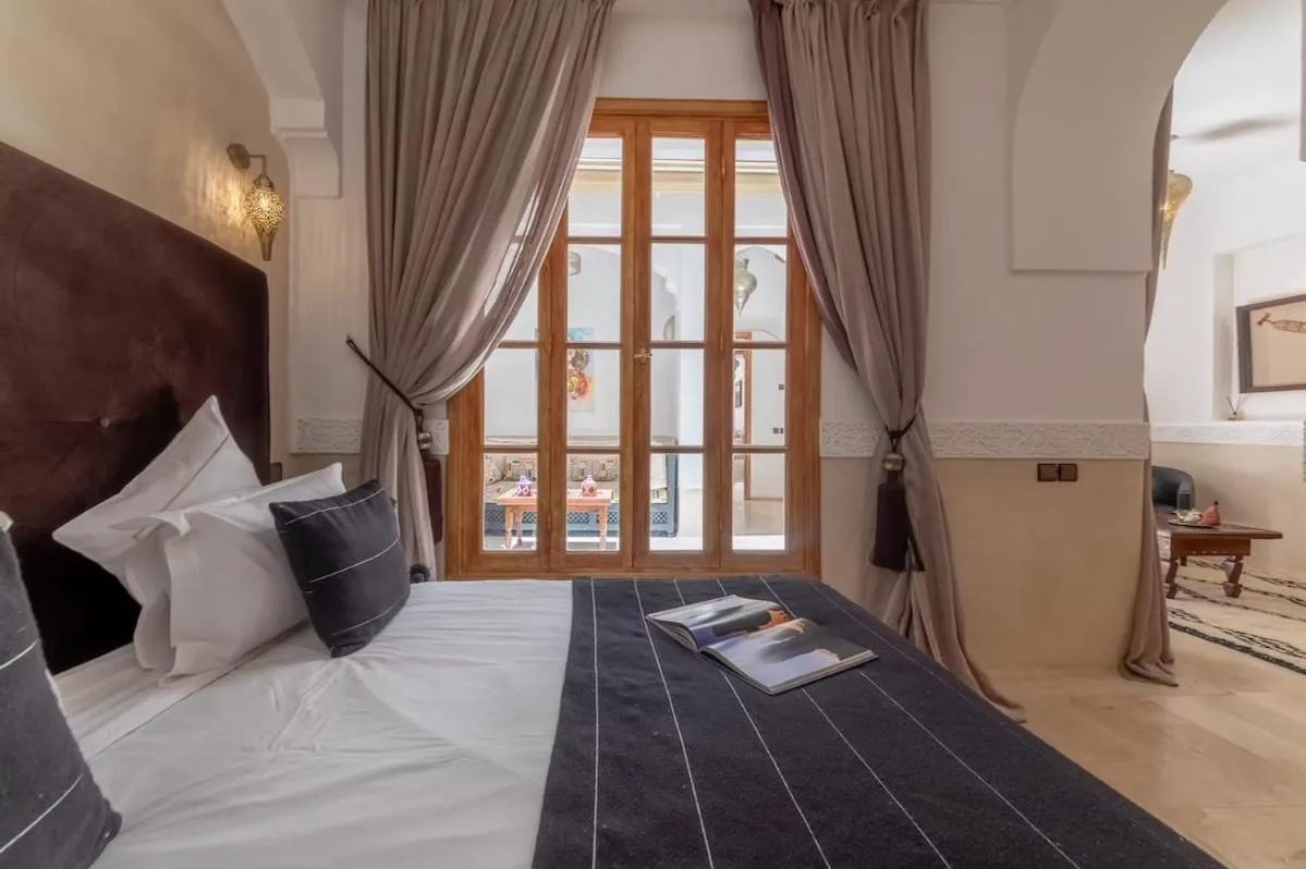 View (from property/room), Bed in Riad Kahena