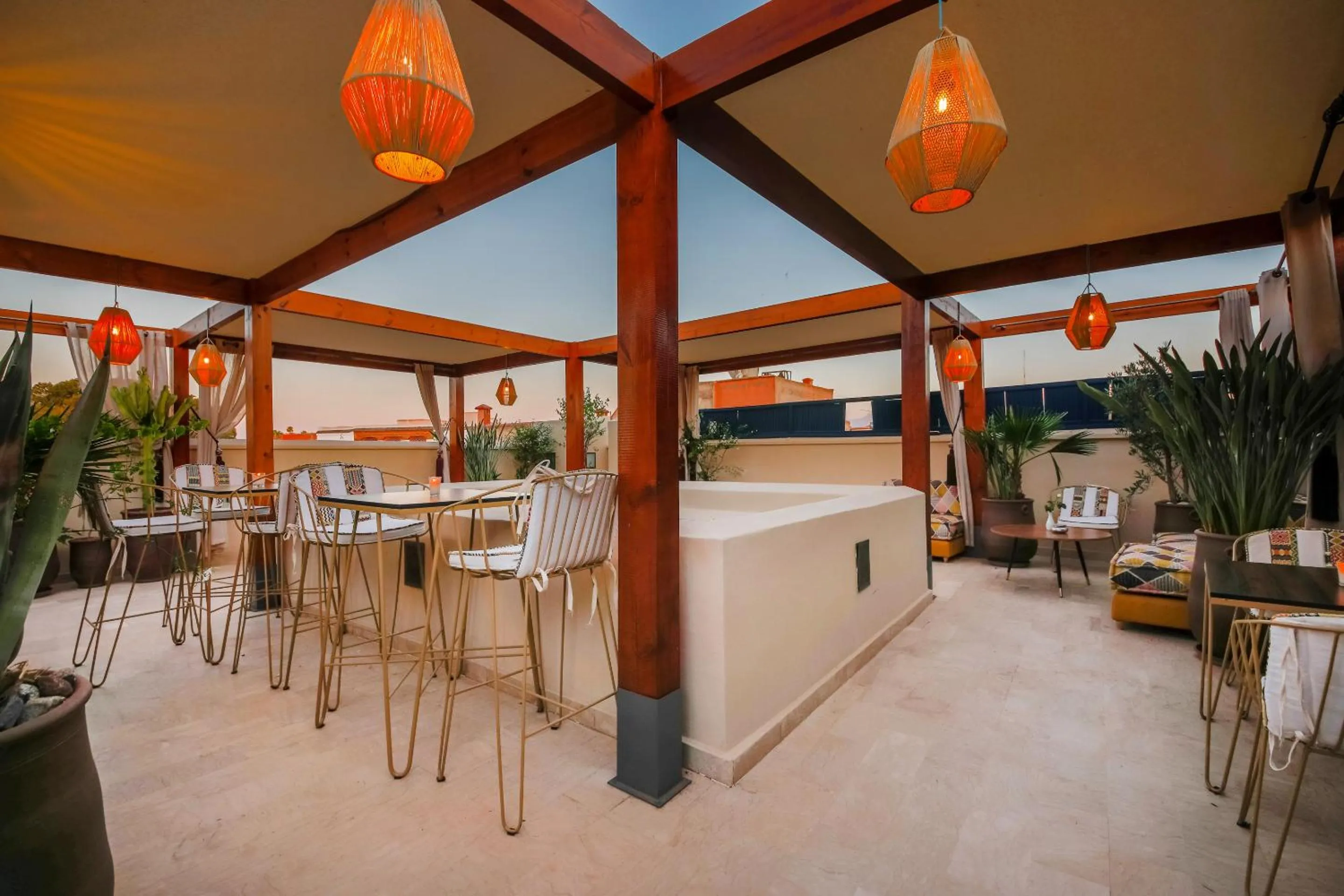 Patio in Riad Kahena