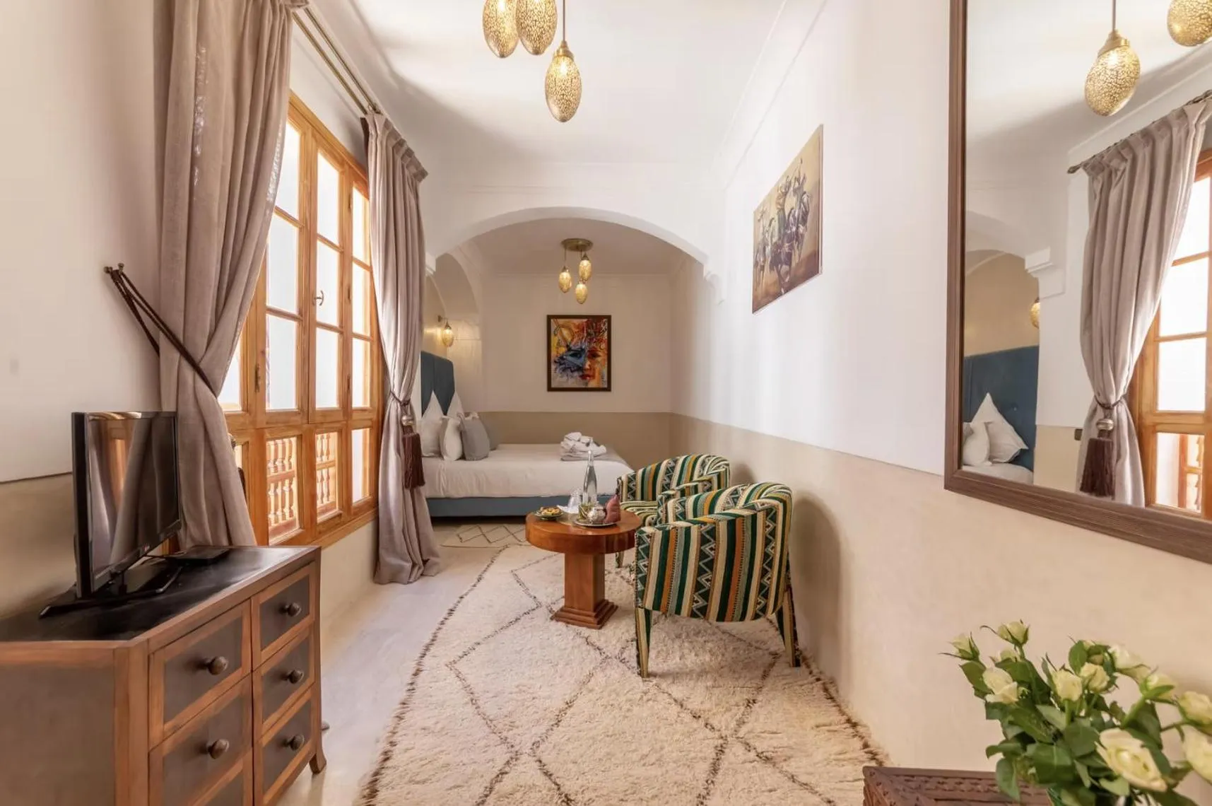 Bedroom in Riad Kahena