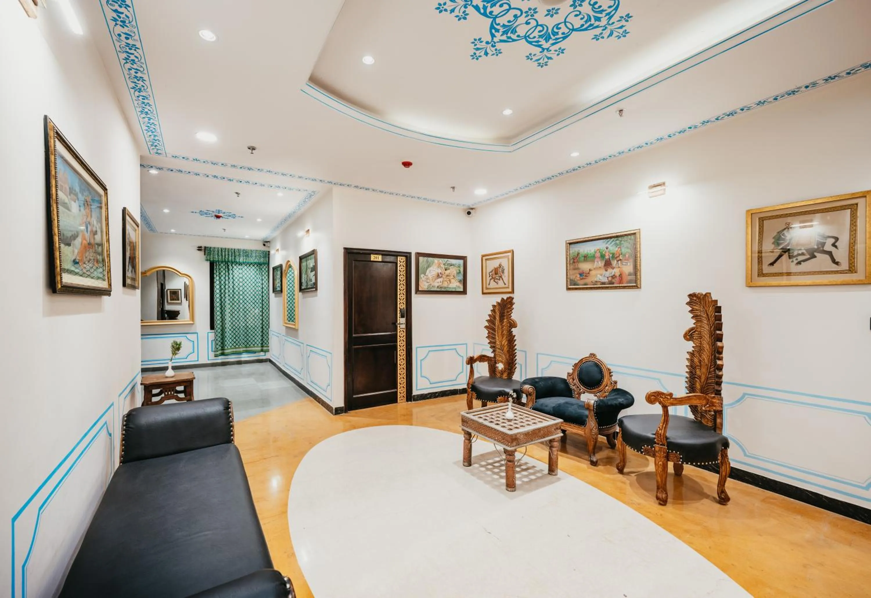 Seating area in The Chronicles - Near the Lake Pichola Udaipur