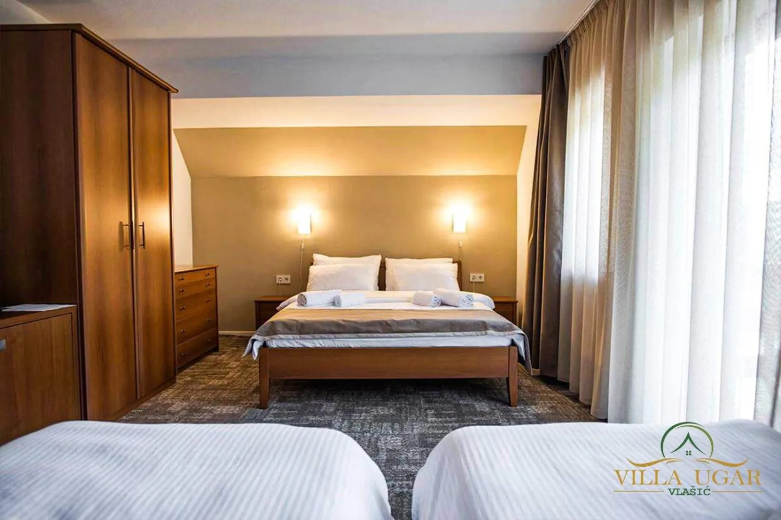 Bed in Hotel Villa Ugar Vlašić