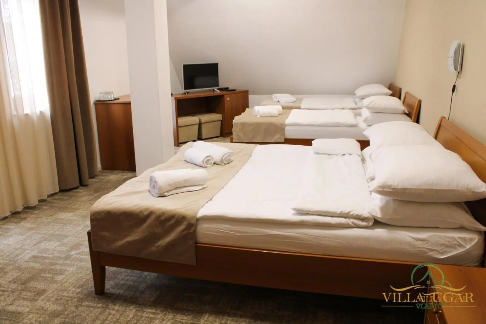 Bed in Hotel Villa Ugar Vlašić