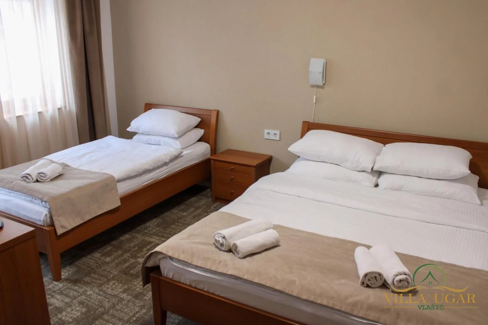 Bed in Hotel Villa Ugar Vlašić