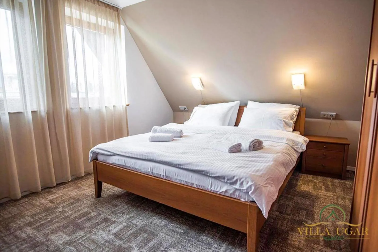 Bed in Hotel Villa Ugar Vlašić