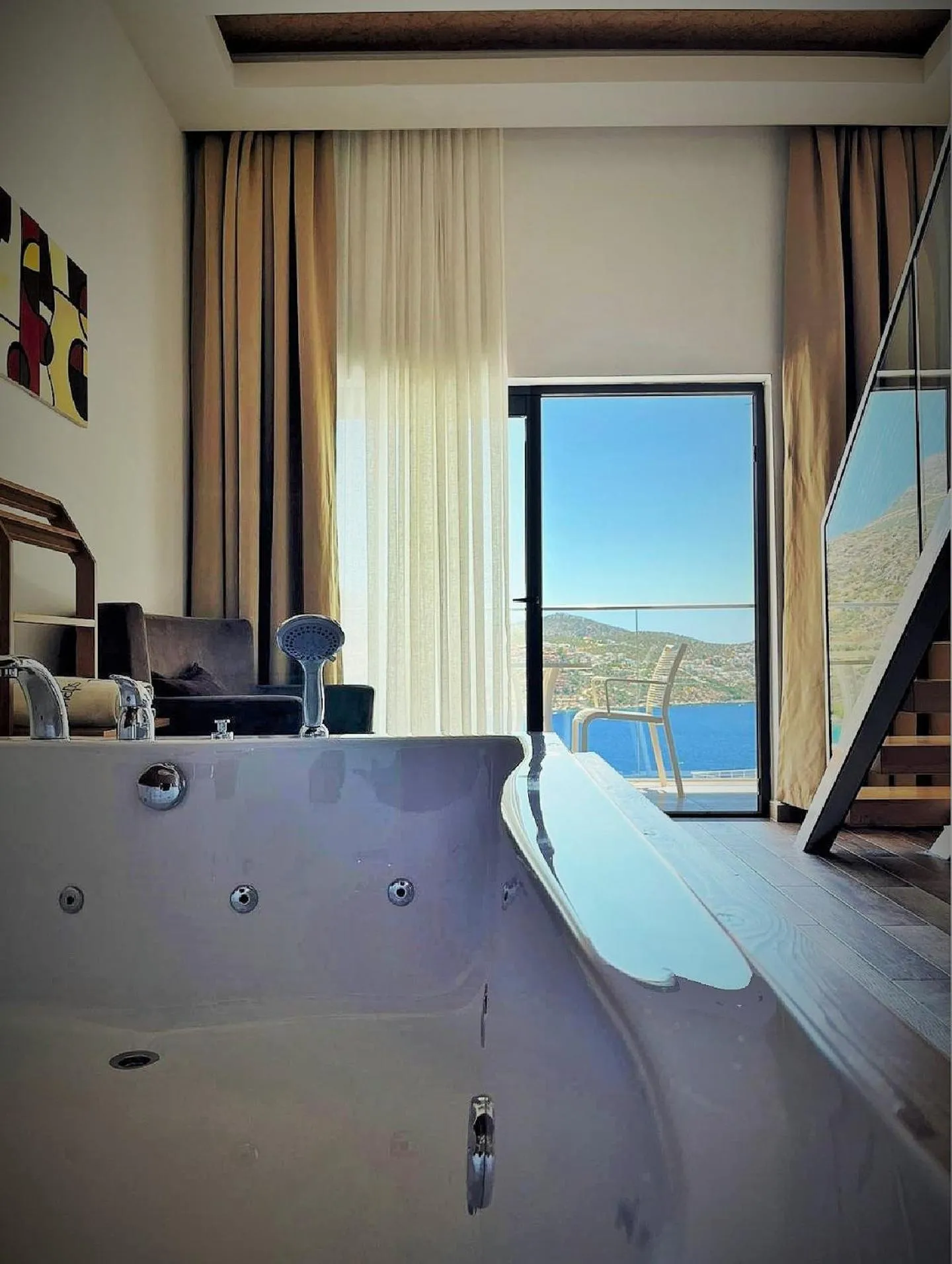 Sea view, Bed in Rhapsody Hotel & Spa Kalkan