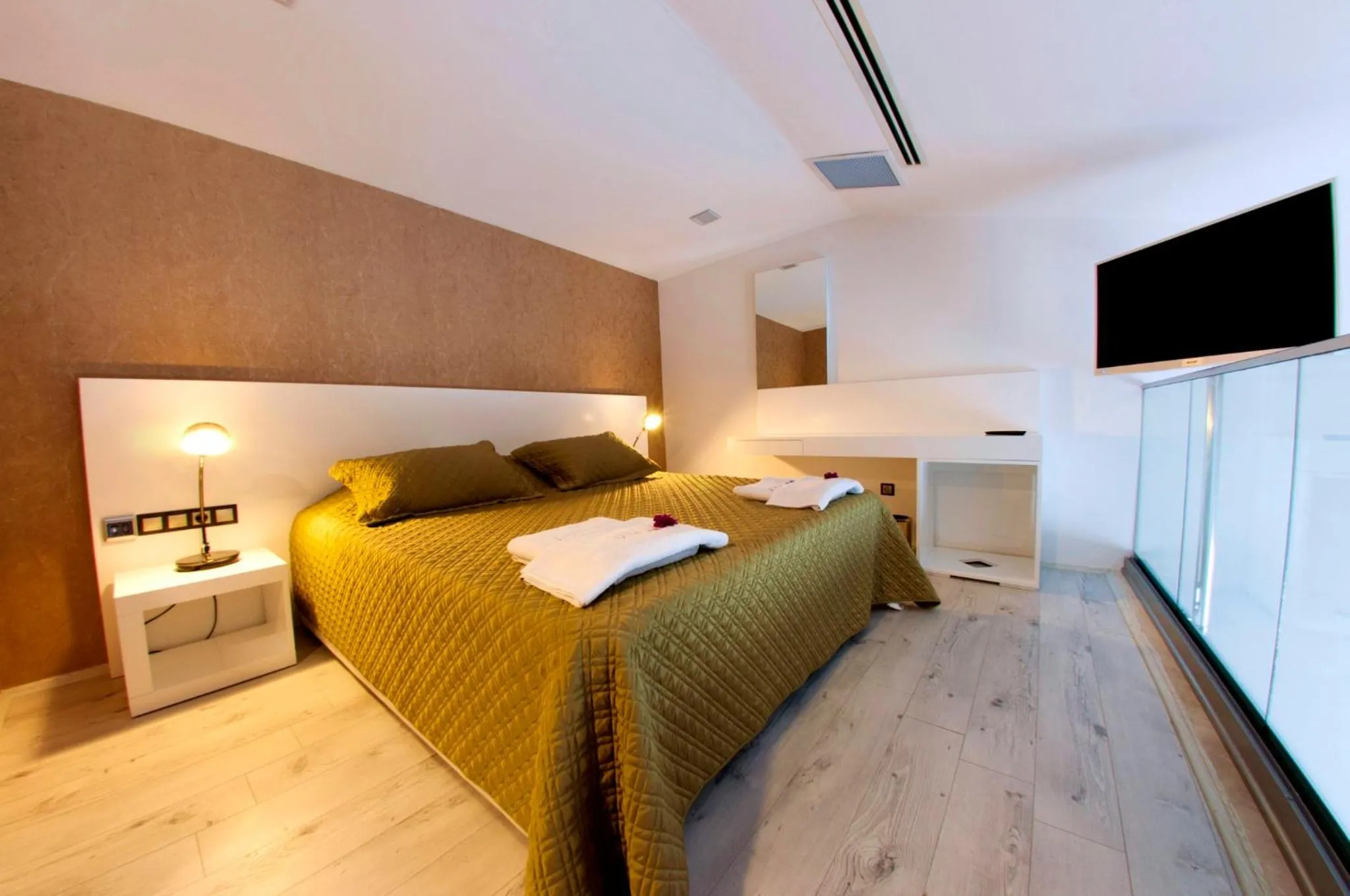 Bedroom, Bed in Rhapsody Hotel & Spa Kalkan