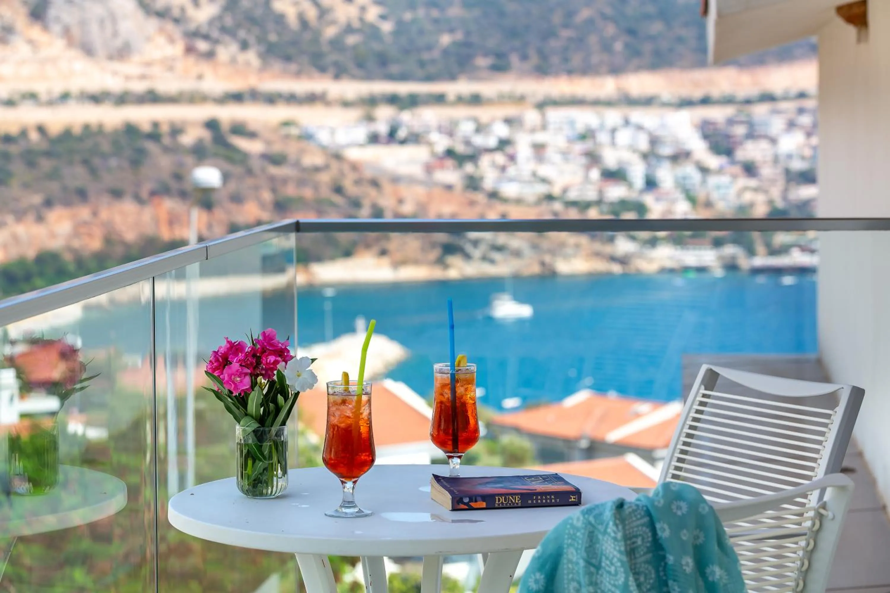 Patio in Rhapsody Hotel & Spa Kalkan