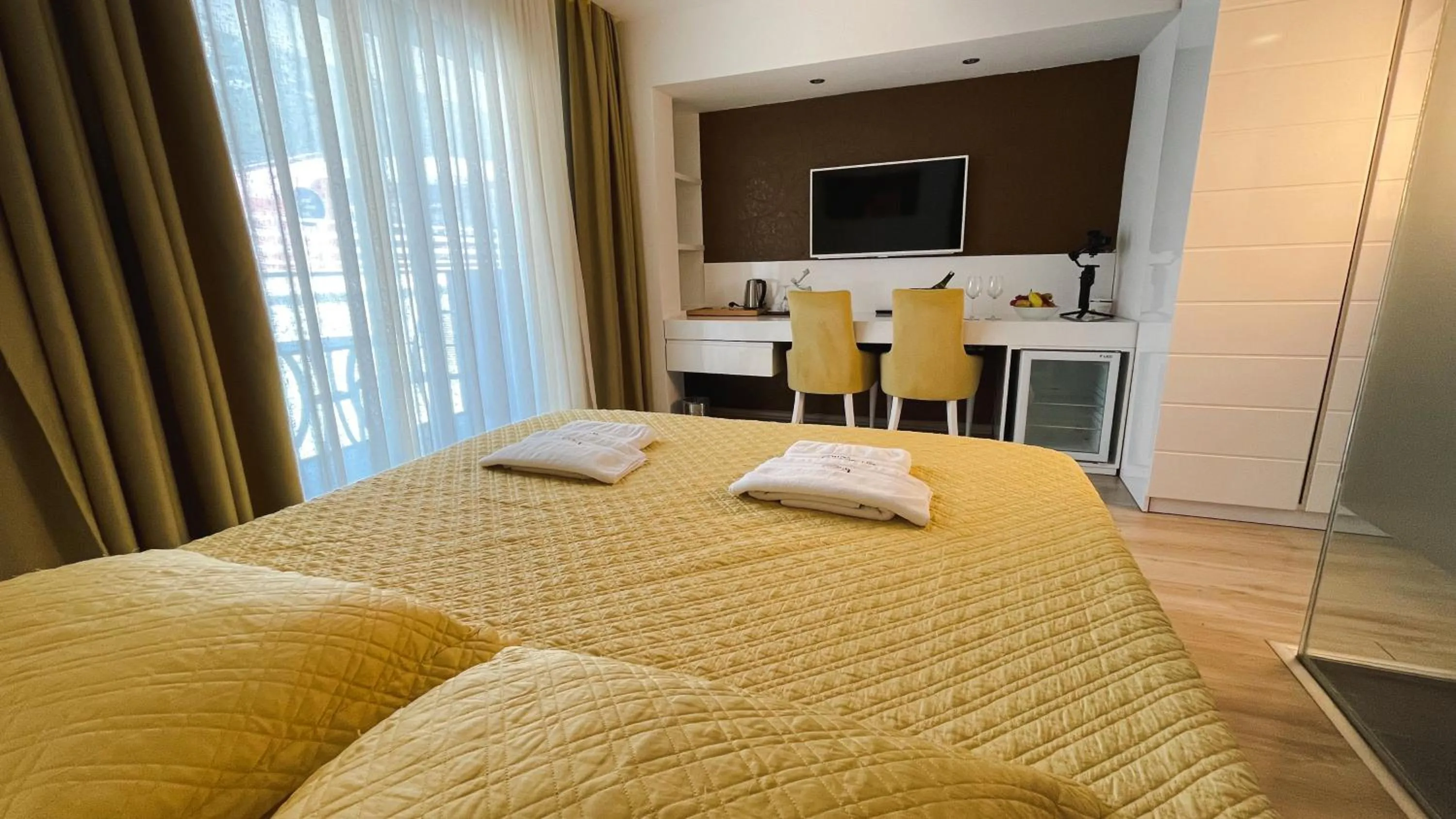 Photo of the whole room, Bed in Rhapsody Hotel & Spa Kalkan