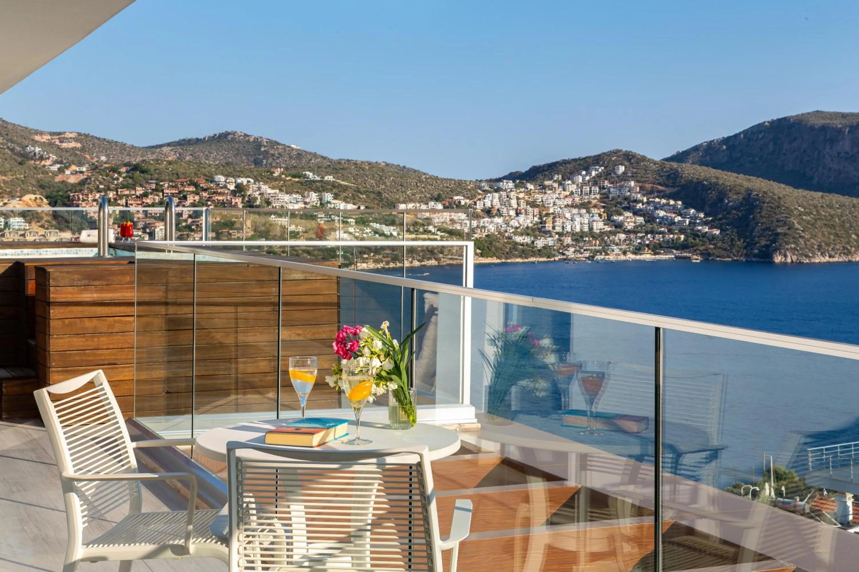 Patio in Rhapsody Hotel & Spa Kalkan