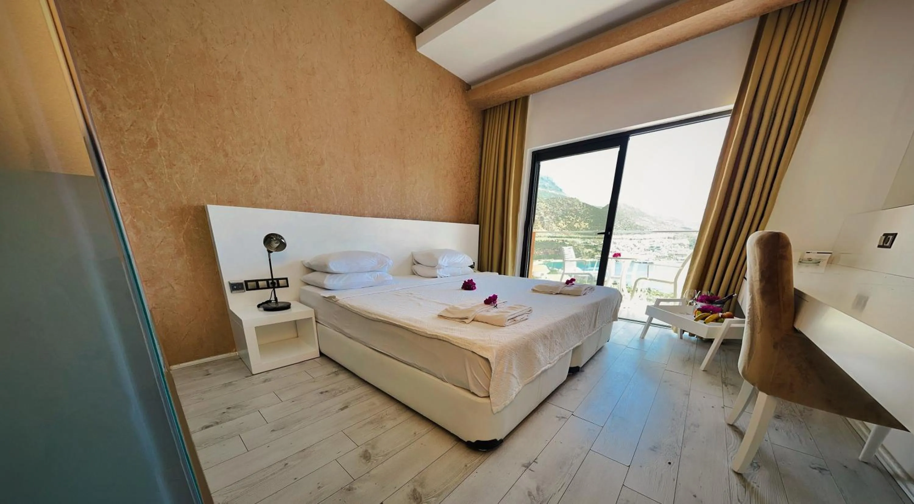 Photo of the whole room, Bed in Rhapsody Hotel & Spa Kalkan
