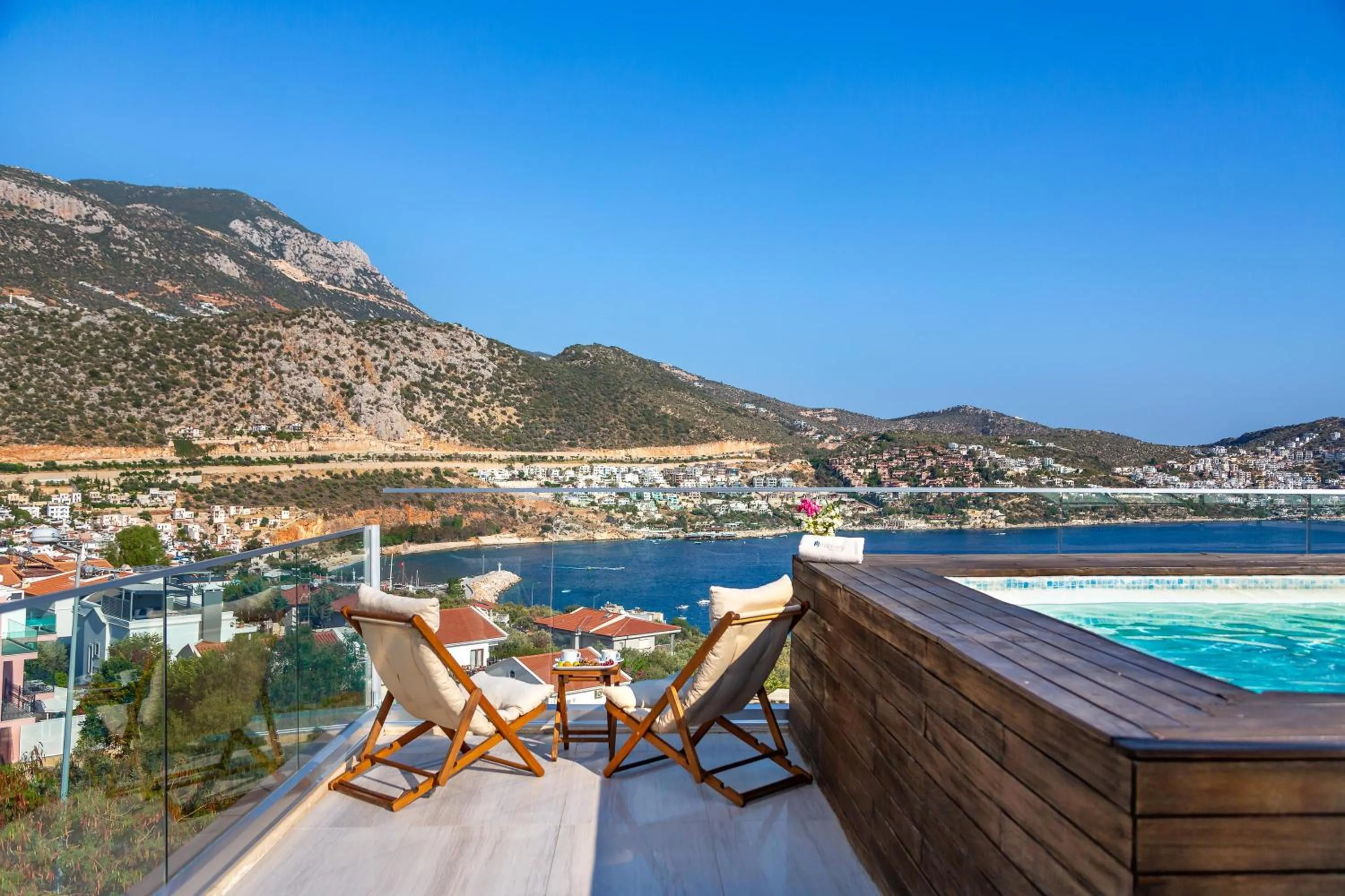 Mountain view in Rhapsody Hotel & Spa Kalkan