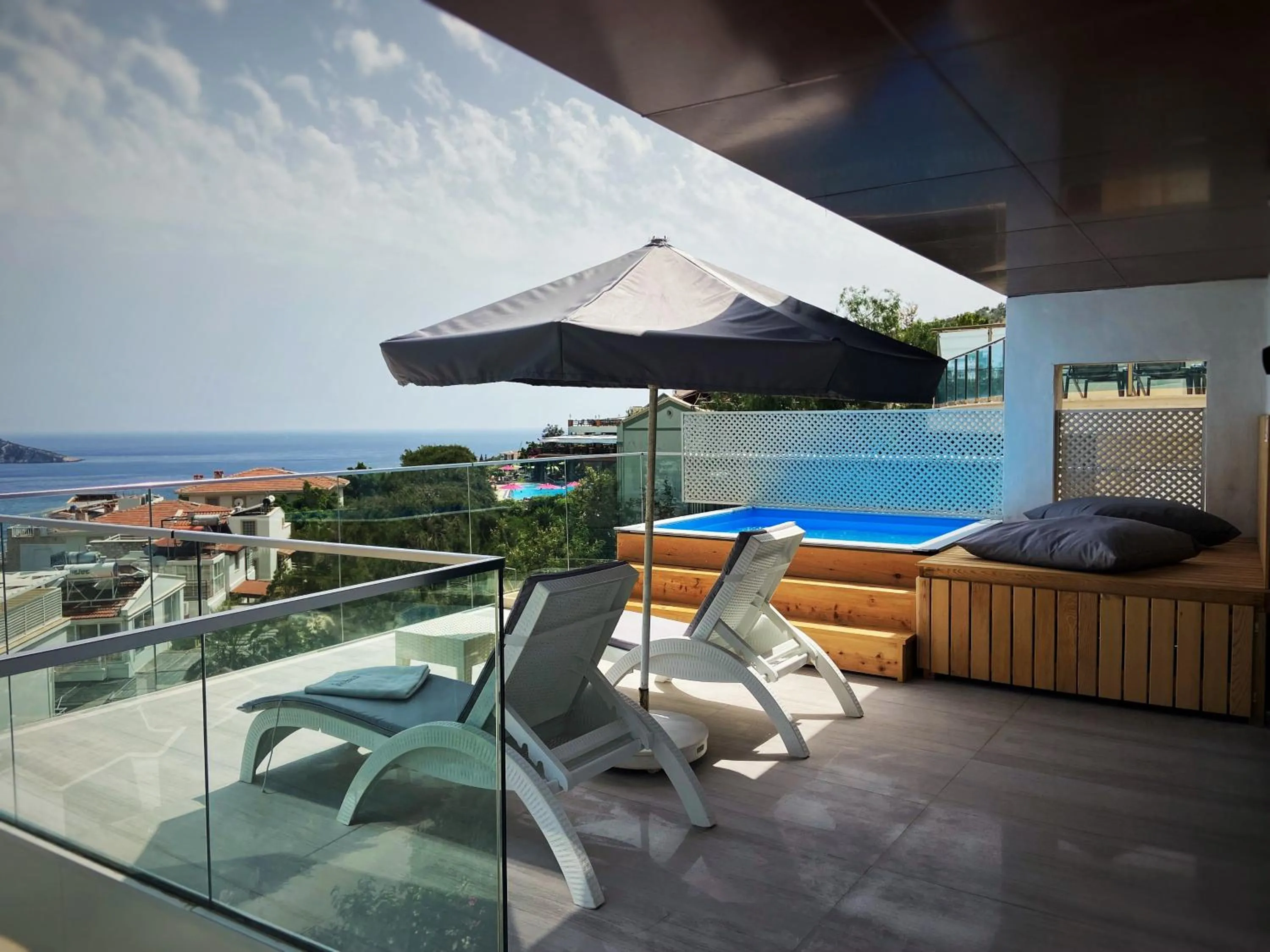 Balcony/Terrace in Rhapsody Hotel & Spa Kalkan
