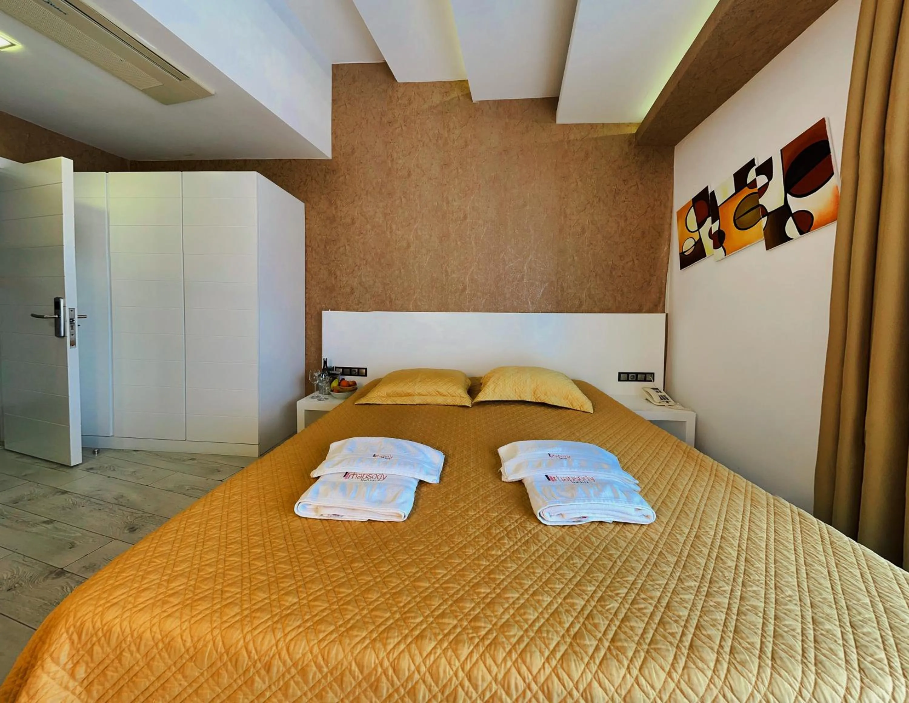 Bedroom, Bed in Rhapsody Hotel & Spa Kalkan