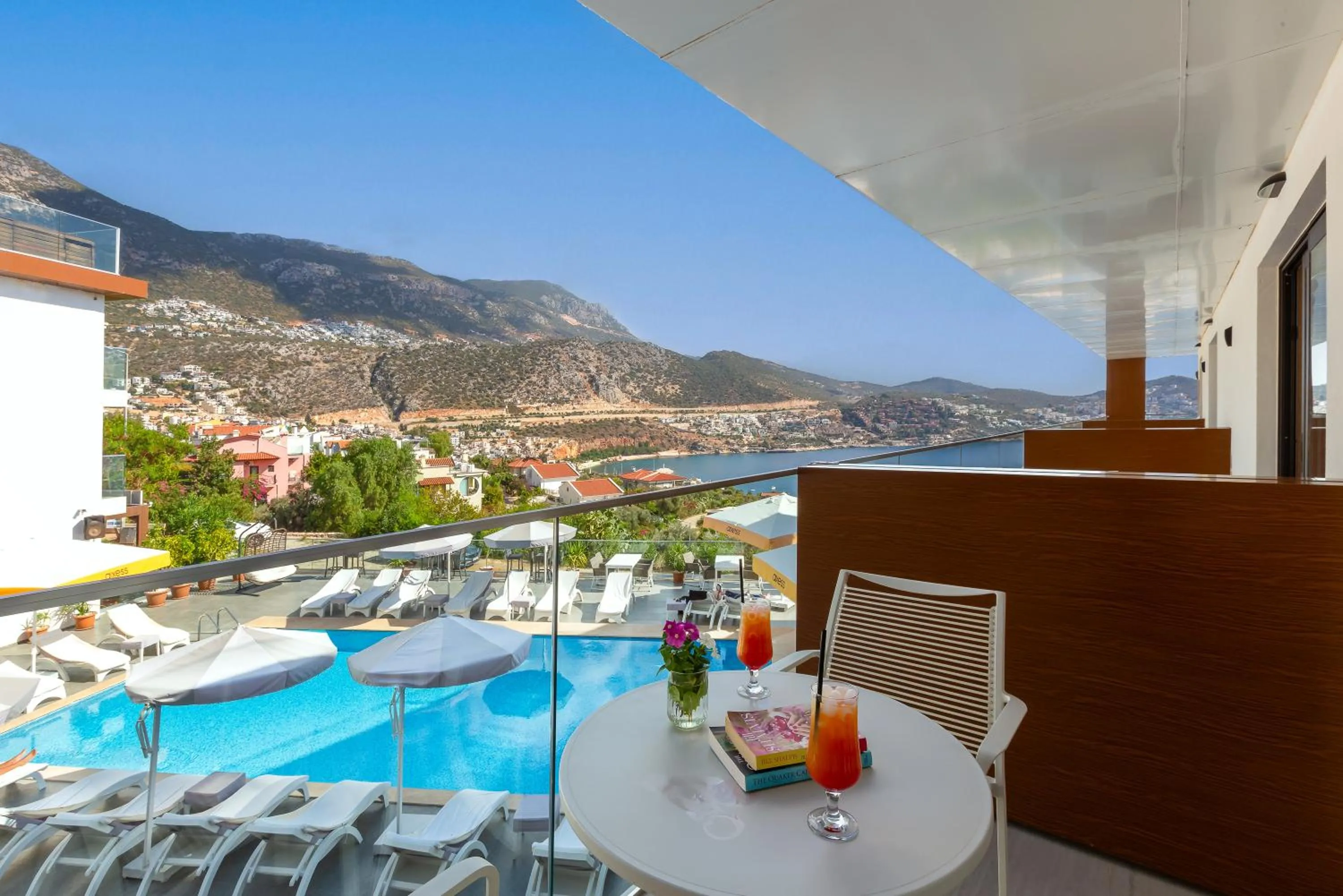 Patio in Rhapsody Hotel & Spa Kalkan