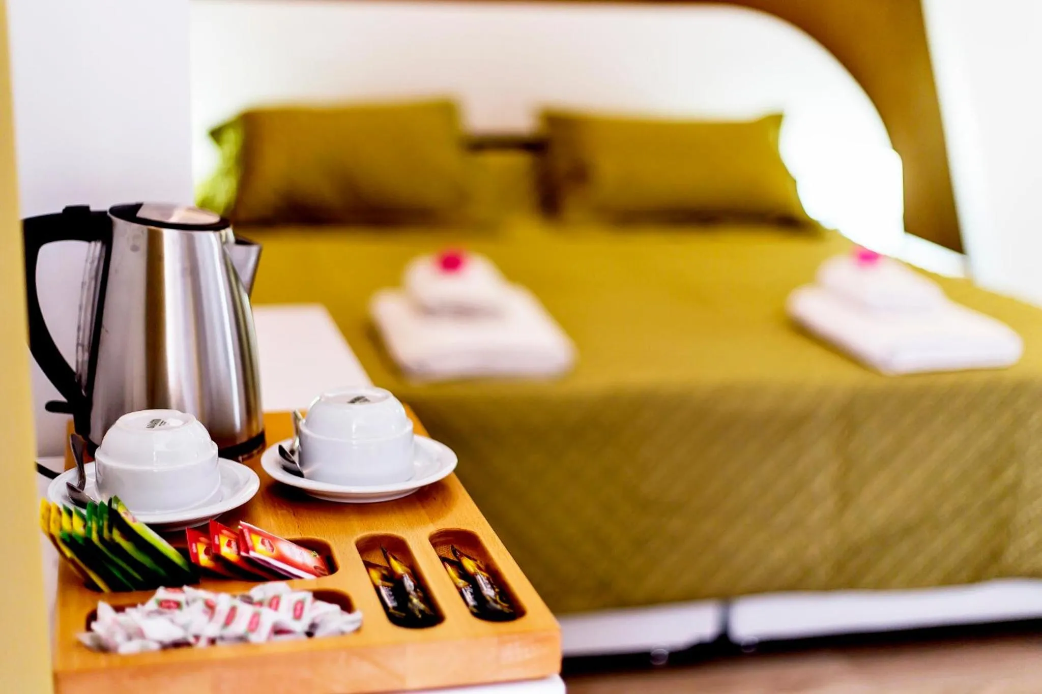 Bed in Rhapsody Hotel & Spa Kalkan