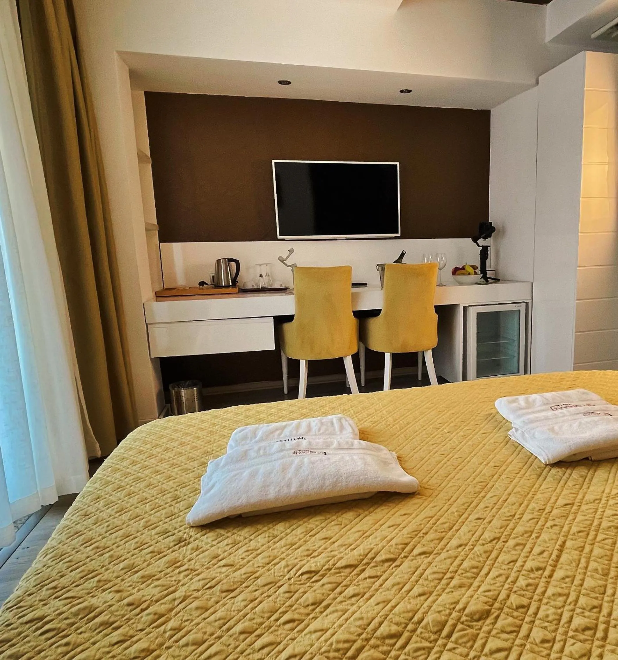 Photo of the whole room, Bed in Rhapsody Hotel & Spa Kalkan