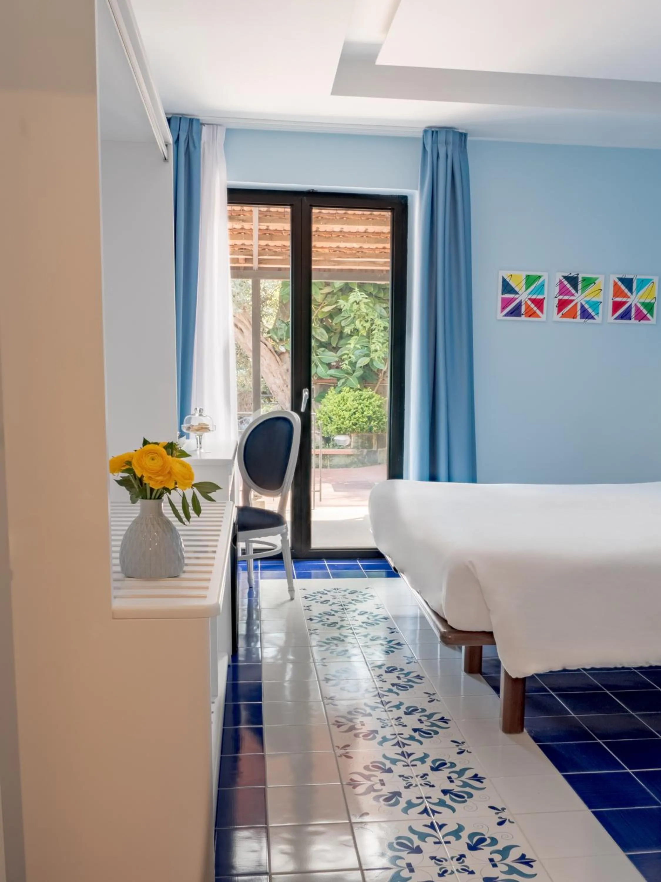 Bed in Hotel Cristina